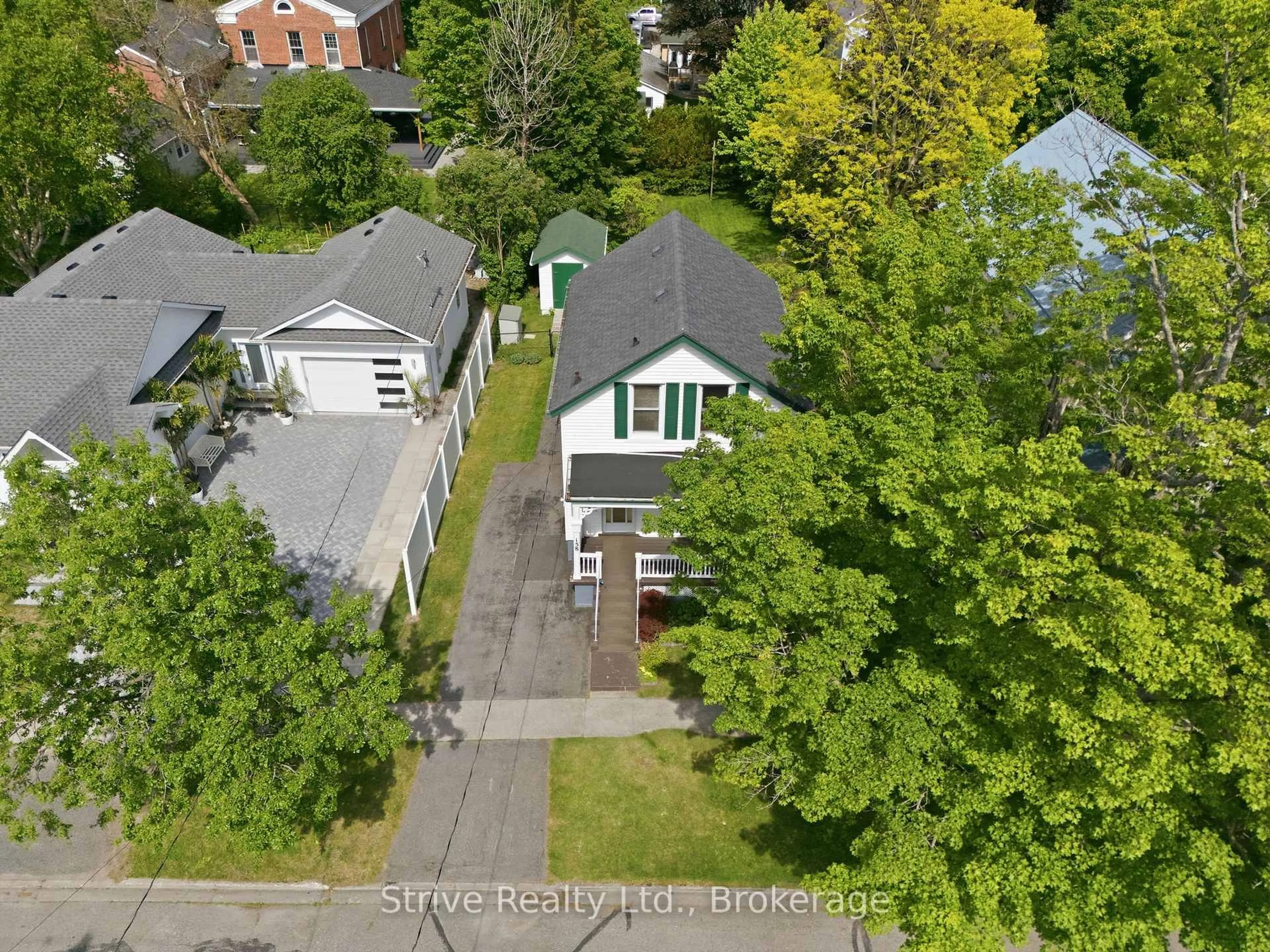 A pic from outside/outdoor area/front of a property/back of a property/a pic from drone, street for 158 Stuart St, Cobourg Ontario K9A 2Y2