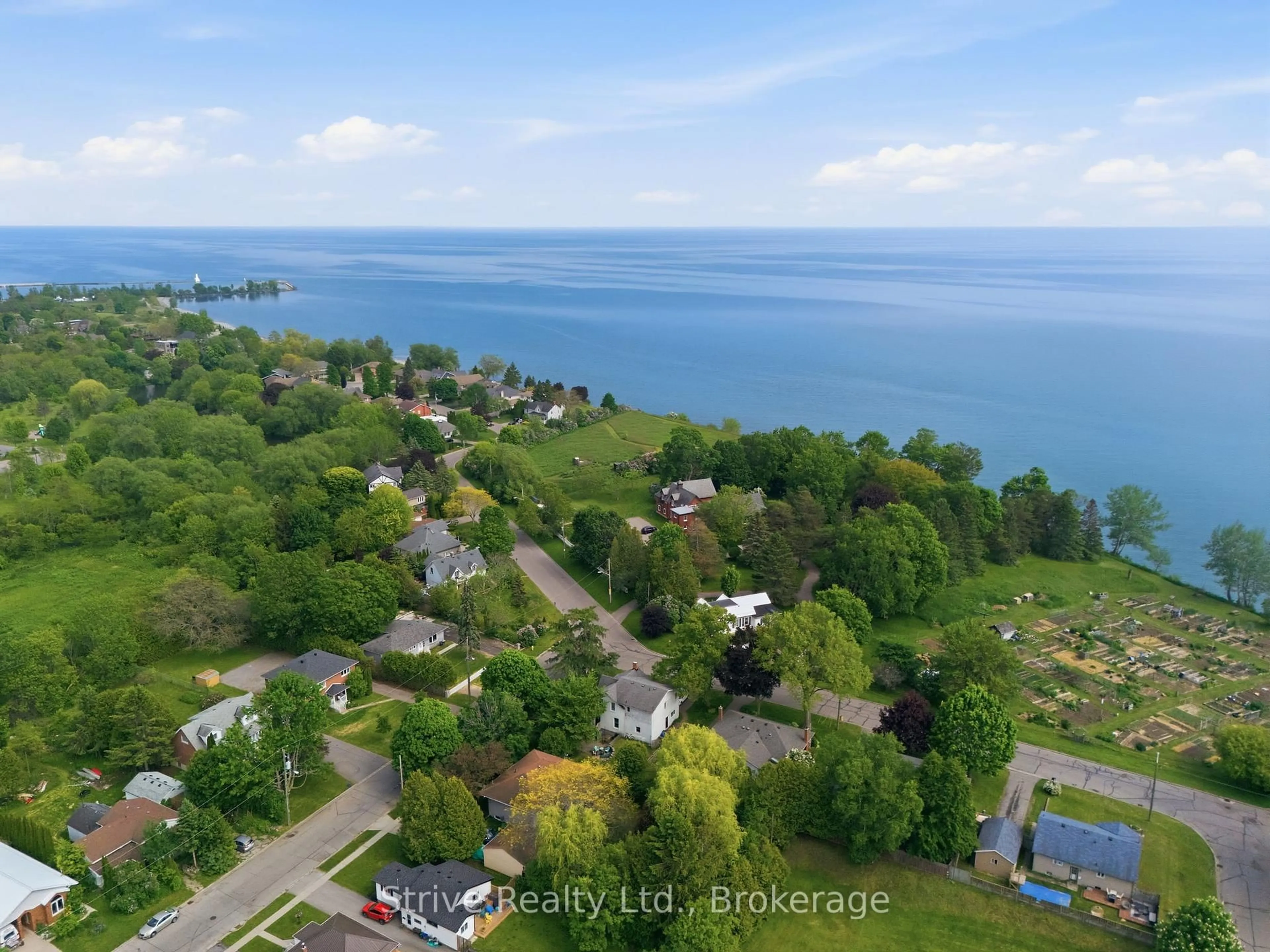 A pic from outside/outdoor area/front of a property/back of a property/a pic from drone, water/lake/river/ocean view for 158 Stuart St, Cobourg Ontario K9A 2Y2