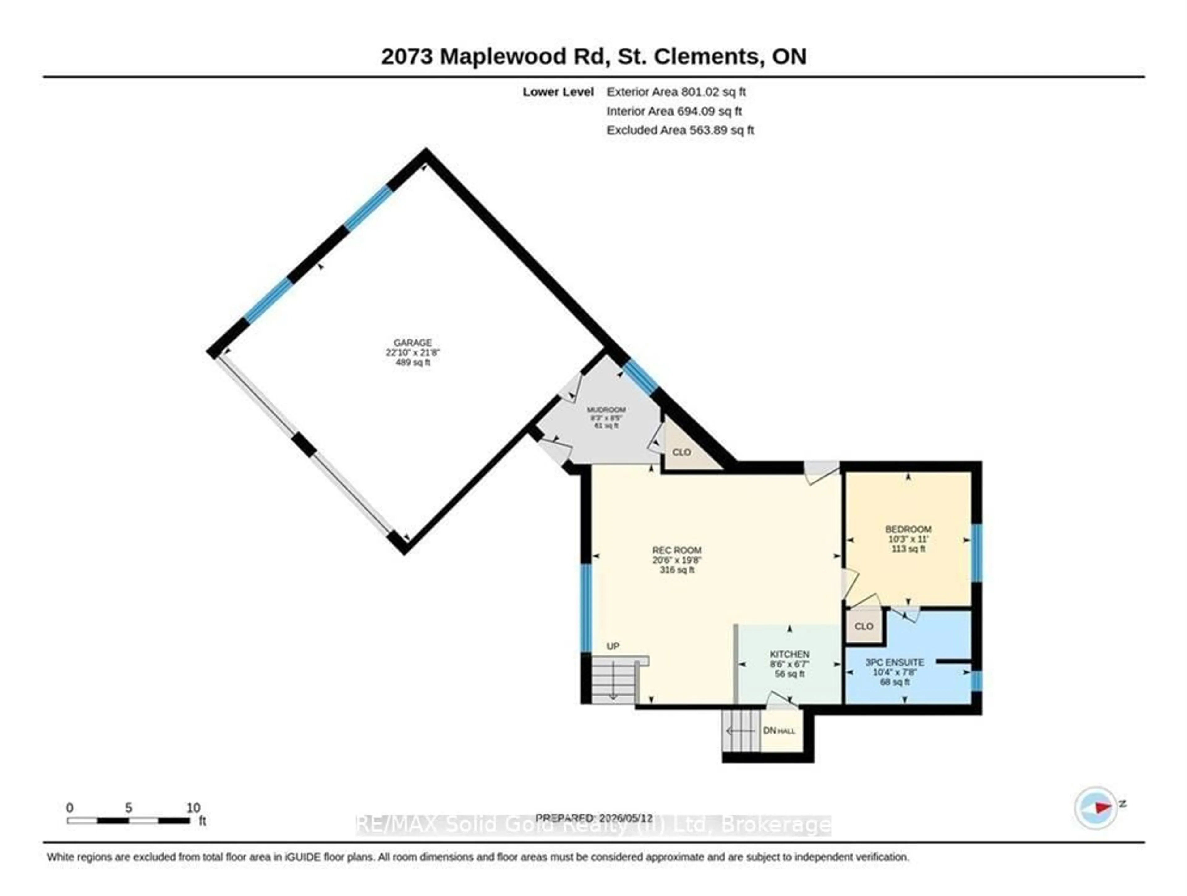 Floor plan for 2073 Maplewood Rd, Wellesley Ontario N0B 2M0
