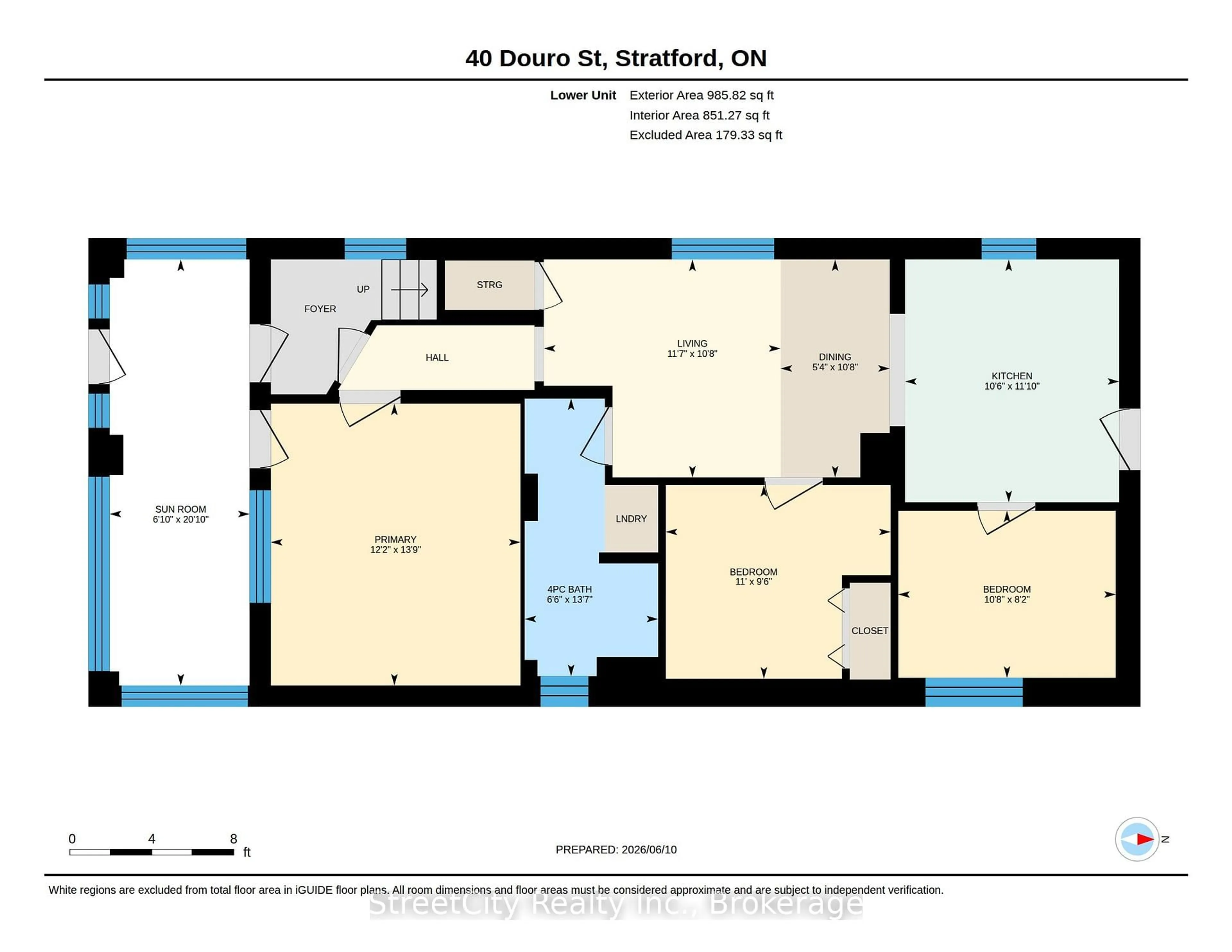 Floor plan for 40 Douro St, Stratford Ontario N5A 3R3