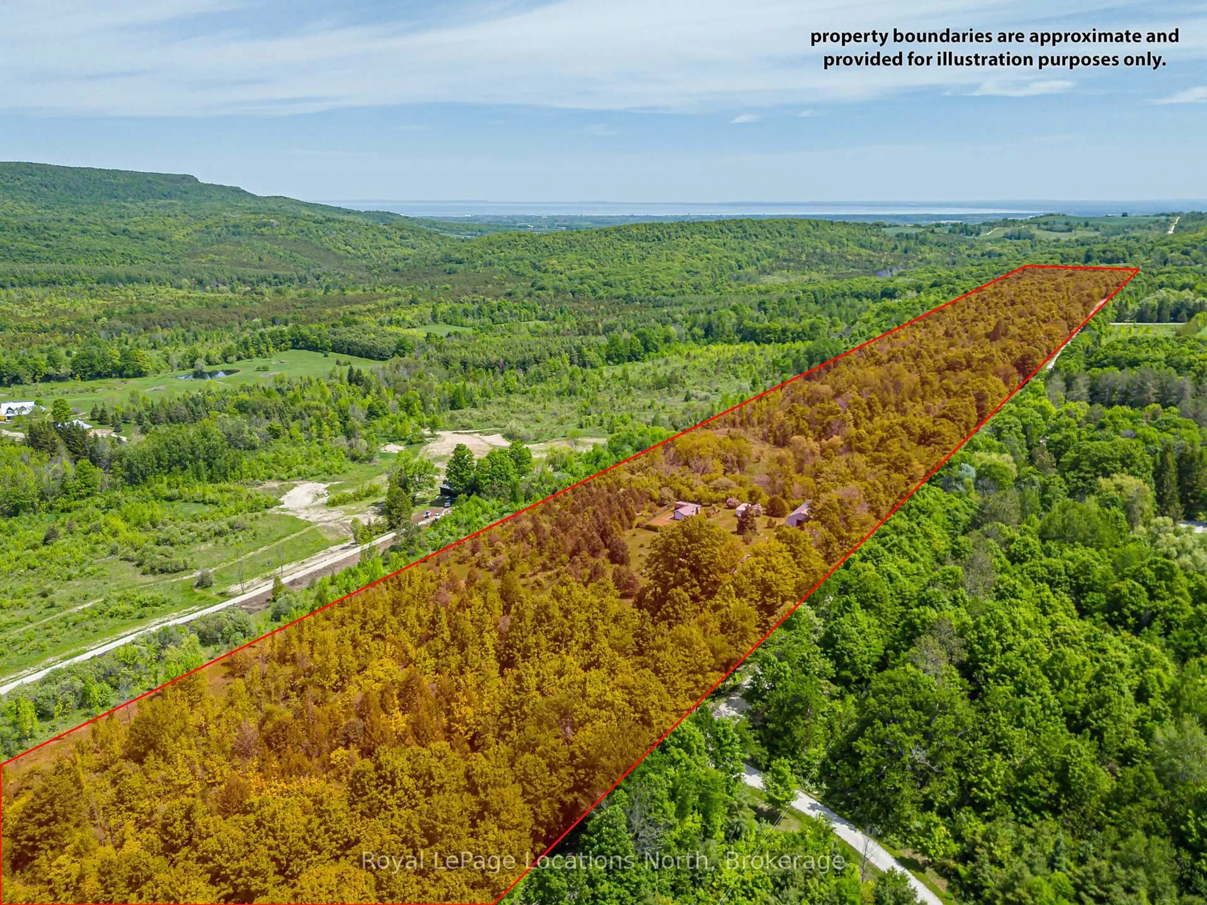 A pic from outside/outdoor area/front of a property/back of a property/a pic from drone, forest/trees view for 529685 Osprey - The Blue Mountains Townline, Blue Mountains Ontario N0H 2P0
