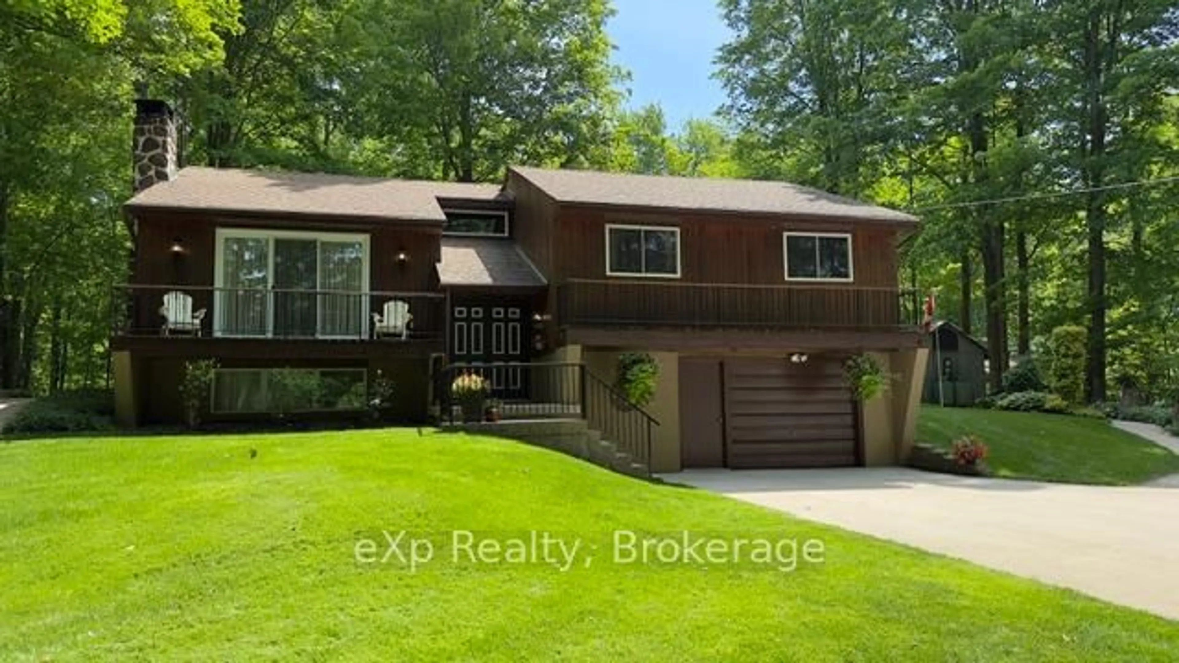 Home with vinyl exterior material, street for 113 Country Lane Rd, West Grey Ontario N0G 1S0