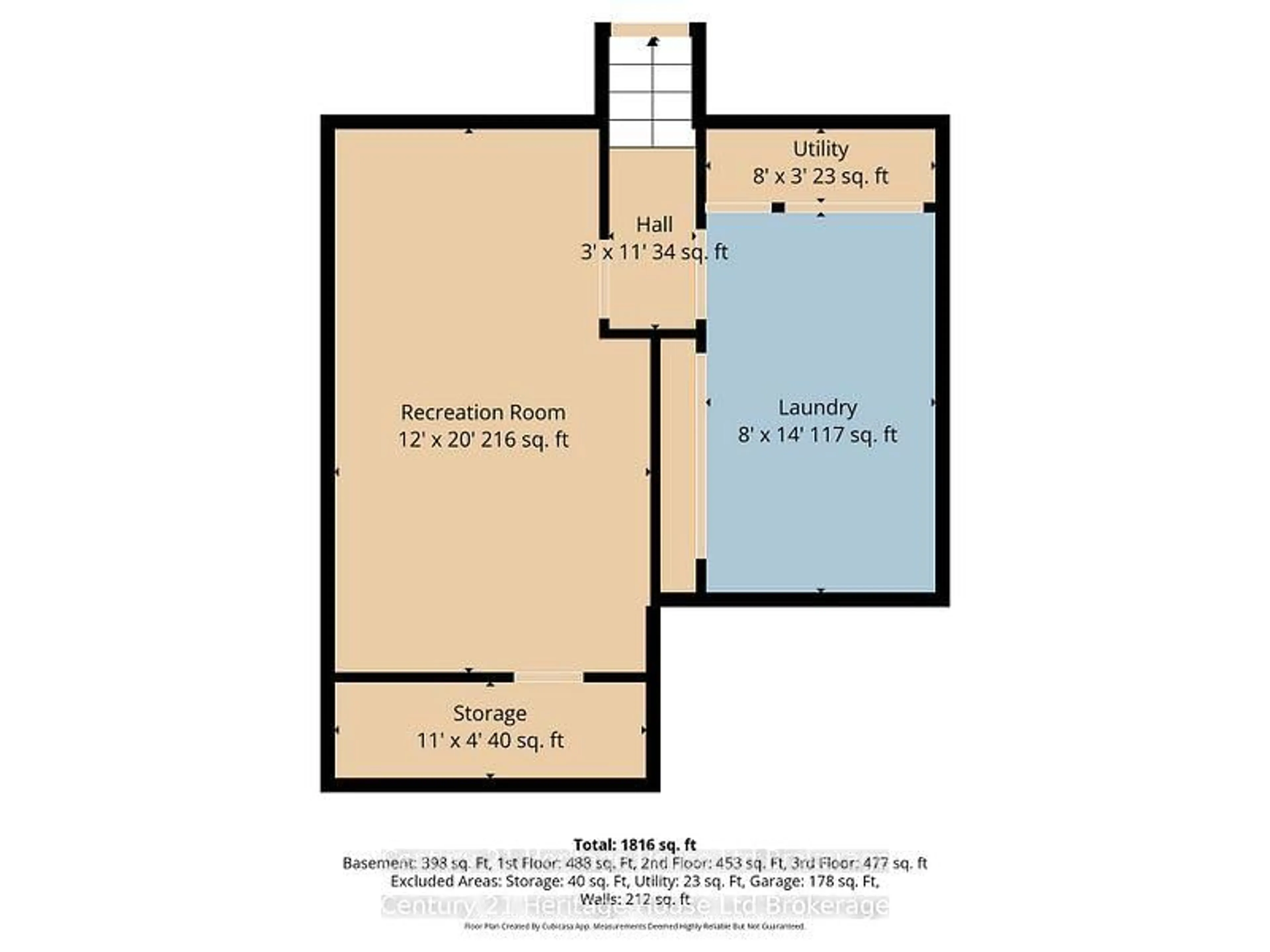 Floor plan for 7 Kara Lane, Tillsonburg Ontario N4G 5M2