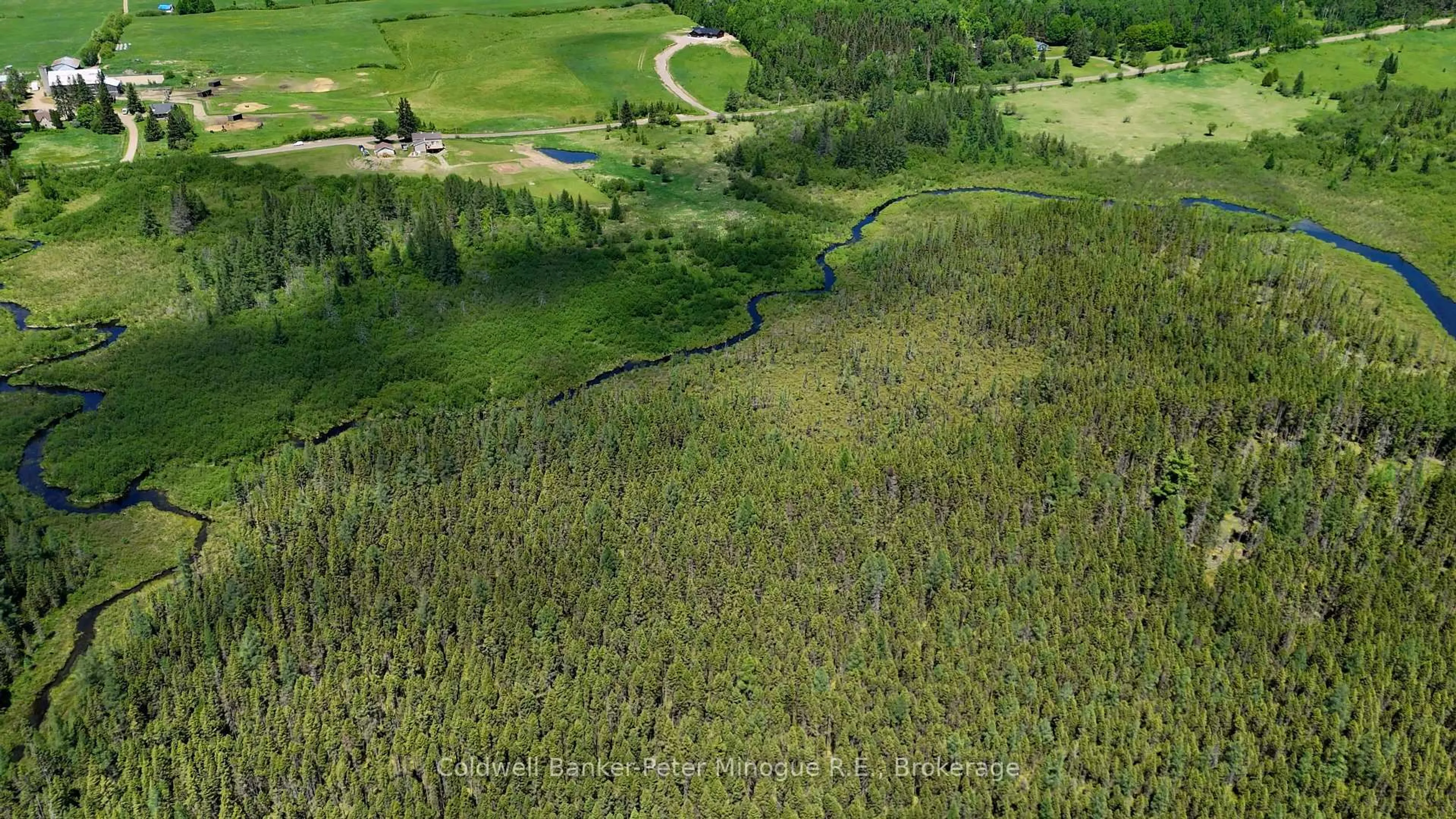 A pic from outside/outdoor area/front of a property/back of a property/a pic from drone, forest/trees view for 381 Wasing Rd, Chisholm Ontario P0H 1Z0