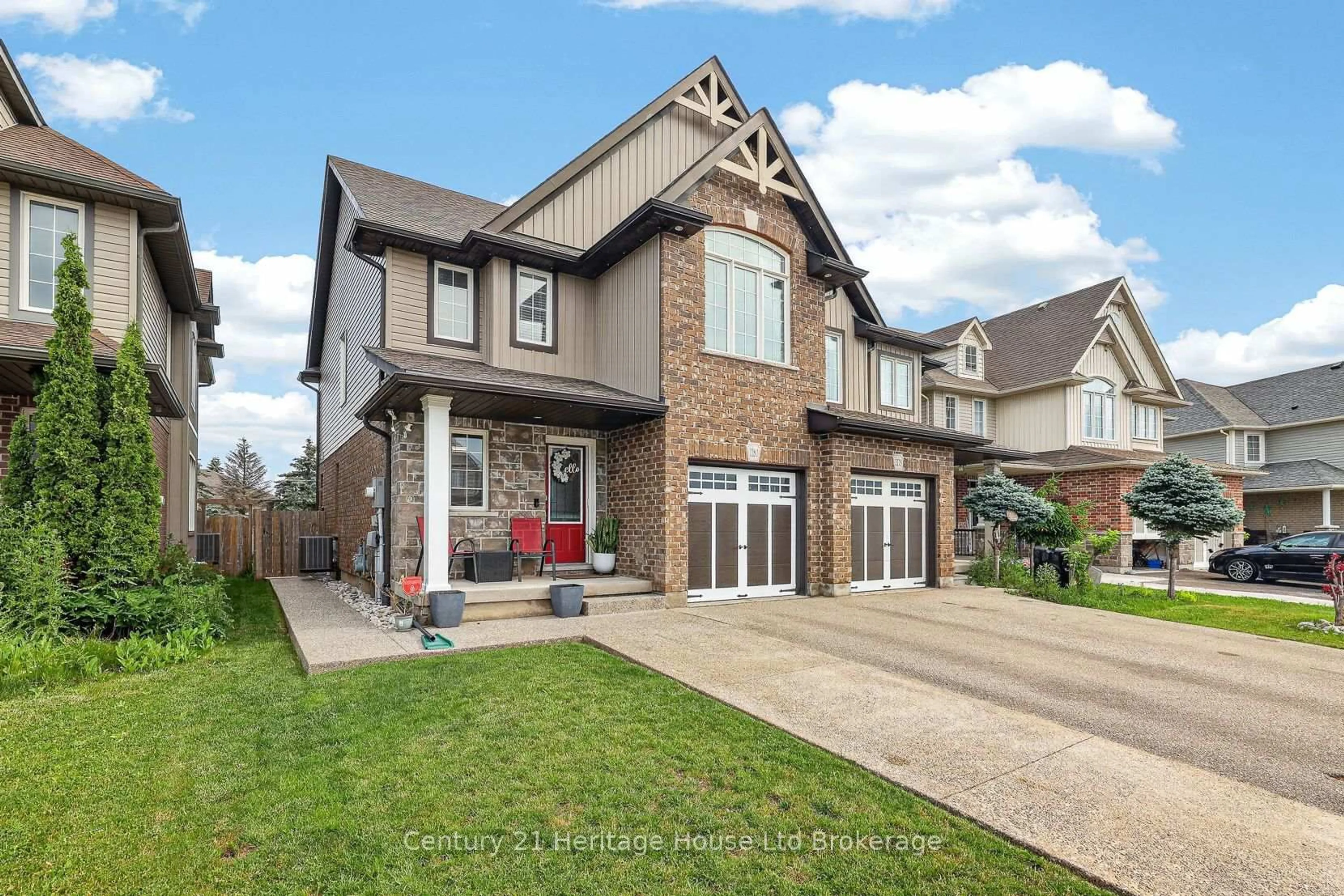 Home with brick exterior material, street for 1180 CAEN Ave, Woodstock Ontario N4T 0G3