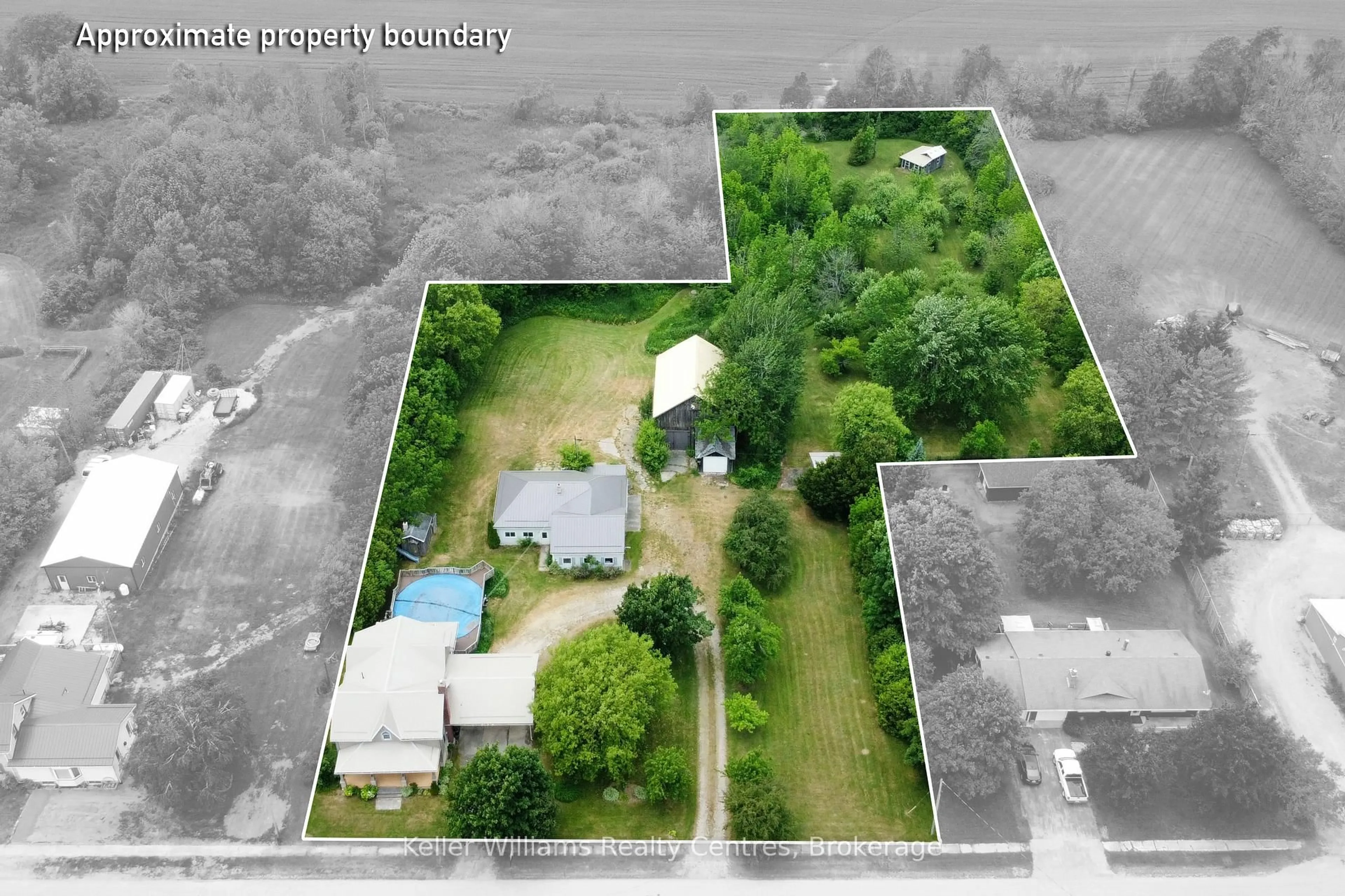A pic from outside/outdoor area/front of a property/back of a property/a pic from drone, street for 50/52 Main St, Brockton Ontario N0G 1S0