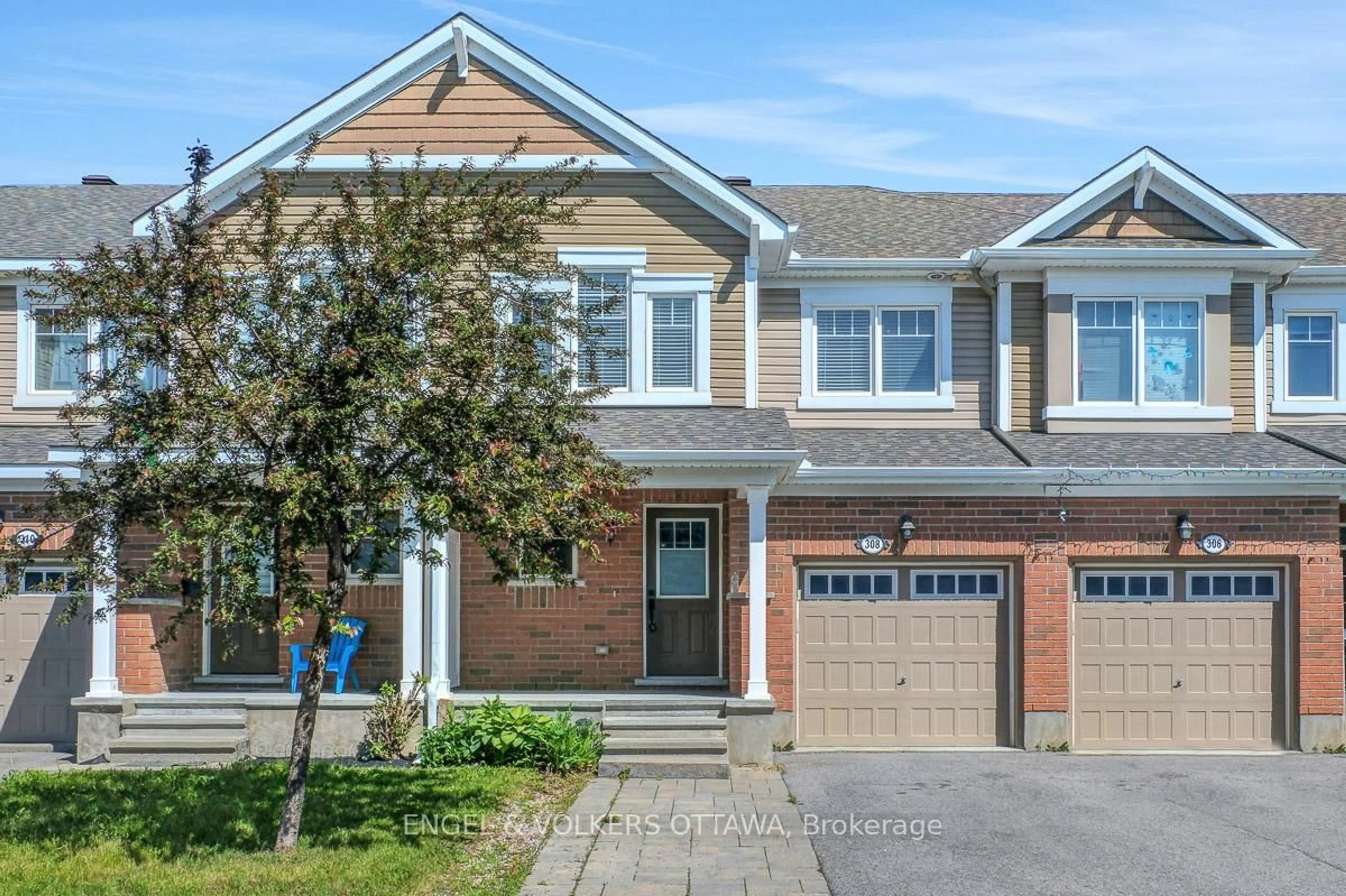 Home with brick exterior material, street for 308 Song Sparrow St, Ottawa Ontario K2J 5W5