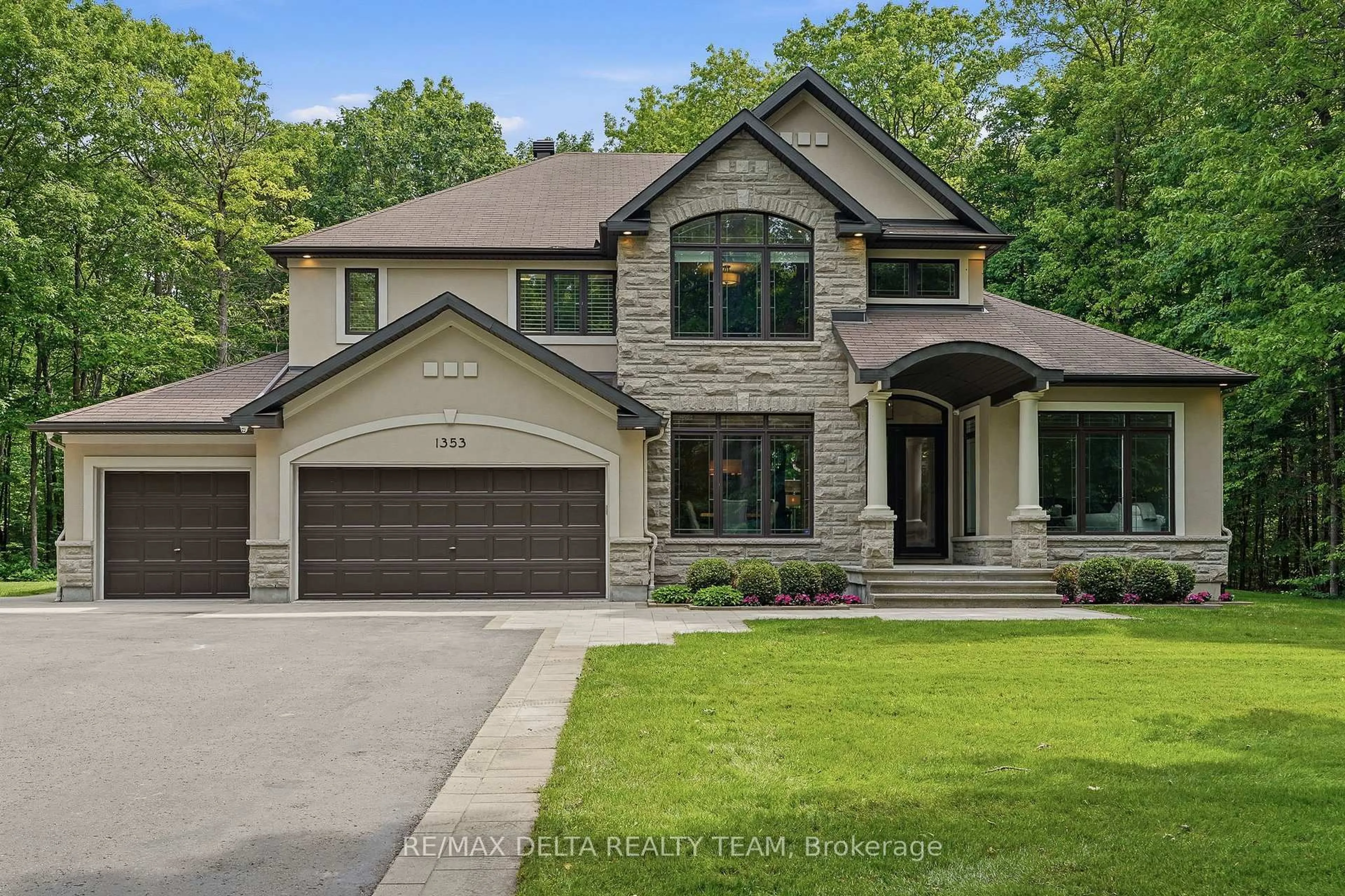 Home with brick exterior material, street for 1353 Jules Leger Dr, Ottawa Ontario K4C 1E2