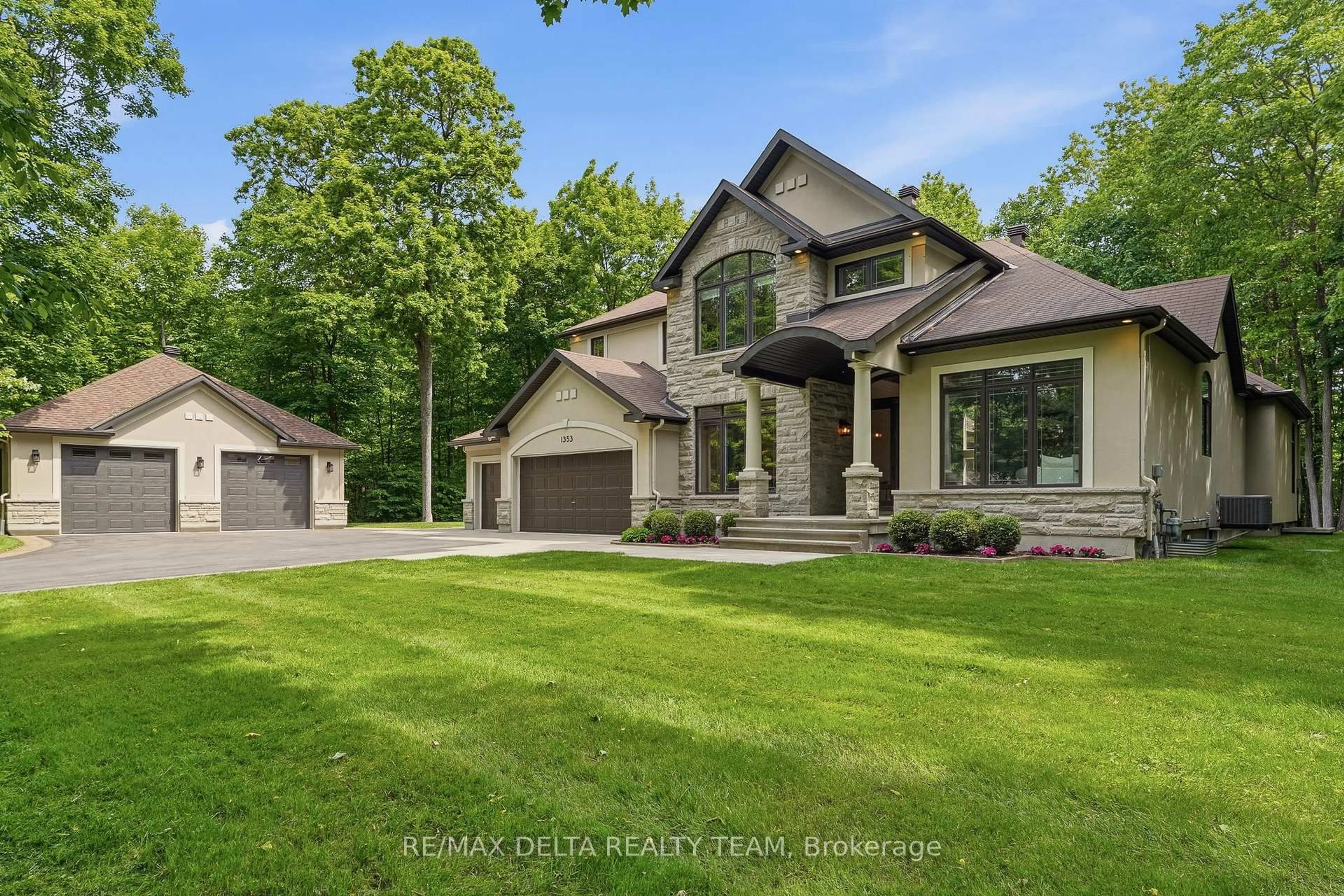 Home with brick exterior material, street for 1353 Jules Leger Dr, Ottawa Ontario K4C 1E2