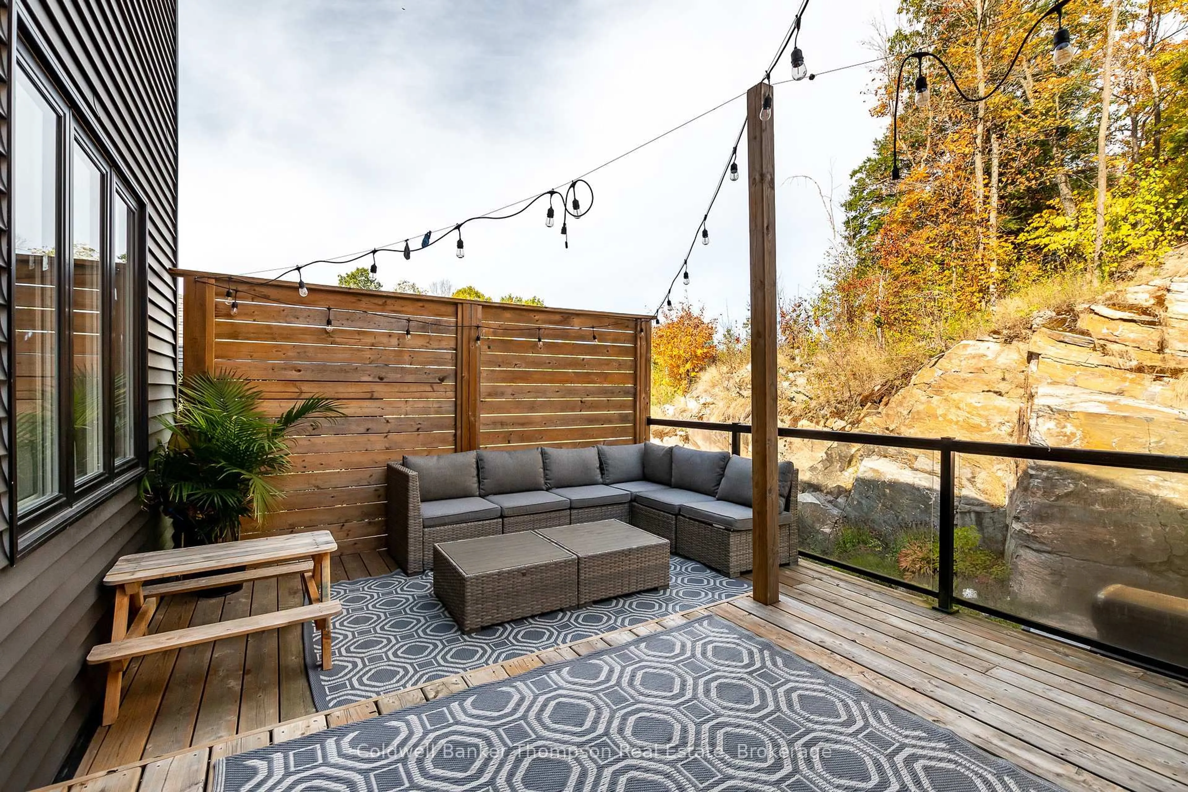 Patio, mountain view for 11 Cascade Lane, Huntsville Ontario P1H 1Y3
