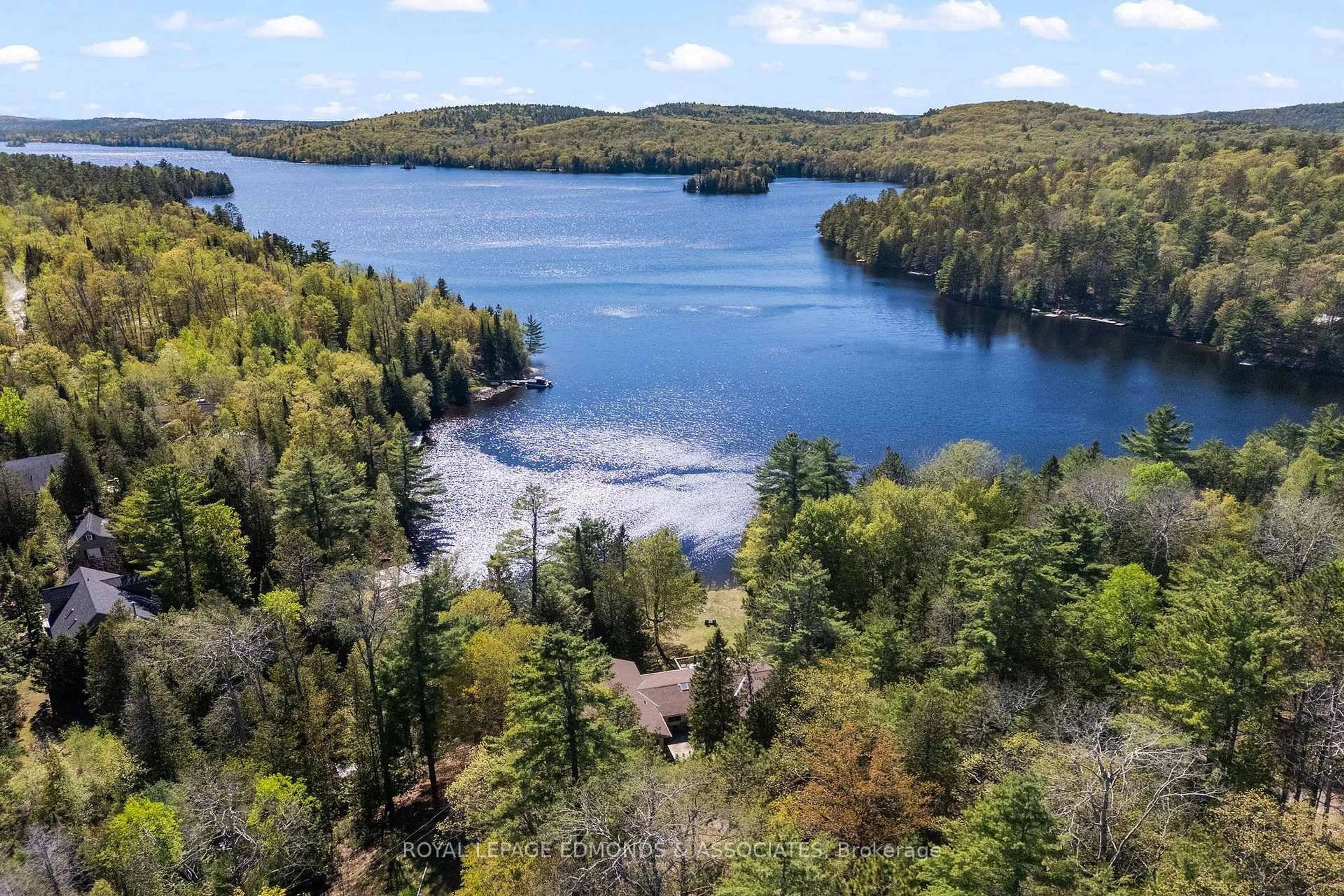 A pic from outside/outdoor area/front of a property/back of a property/a pic from drone, water/lake/river/ocean view for 654 A Chimo Rd, Calabogie Ontario K0J 1H0