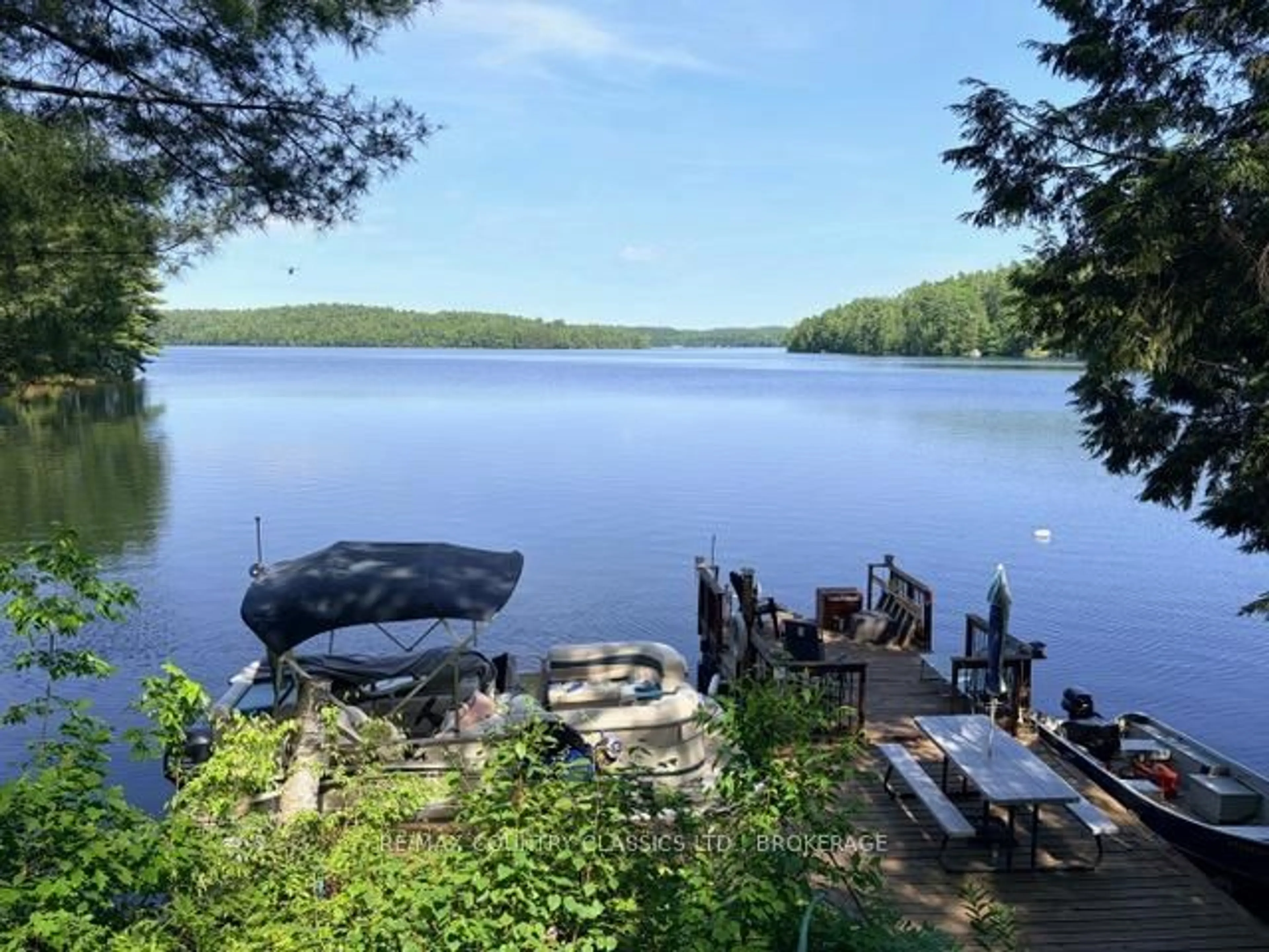 Patio, water/lake/river/ocean view for 3430 Shabomeka Lake, Cloyne Ontario K0H 1K0