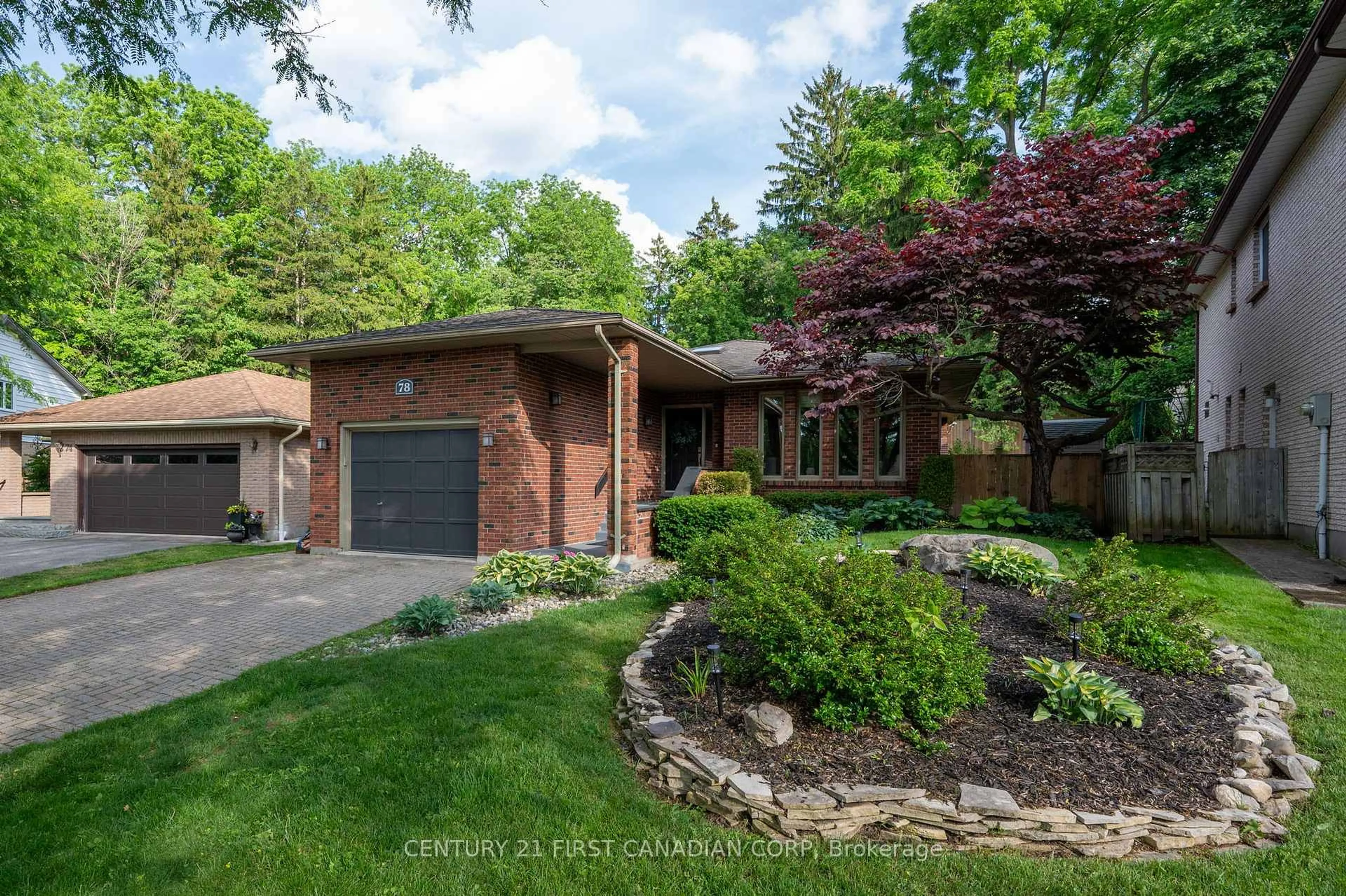 Home with brick exterior material, street for 78 Dundee Pl, London South Ontario N6C 5E6