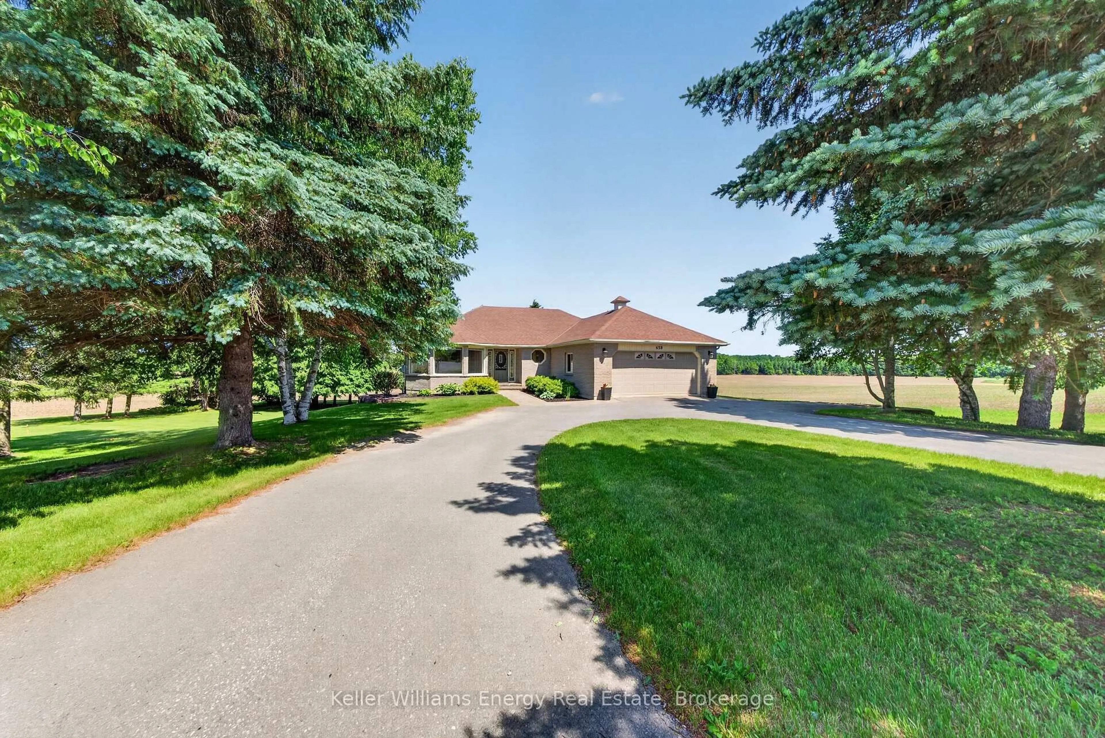 A pic from outside/outdoor area/front of a property/back of a property/a pic from drone, water/lake/river/ocean view for 658 Ridge Rd, Prince Edward County Ontario K0K 2T0