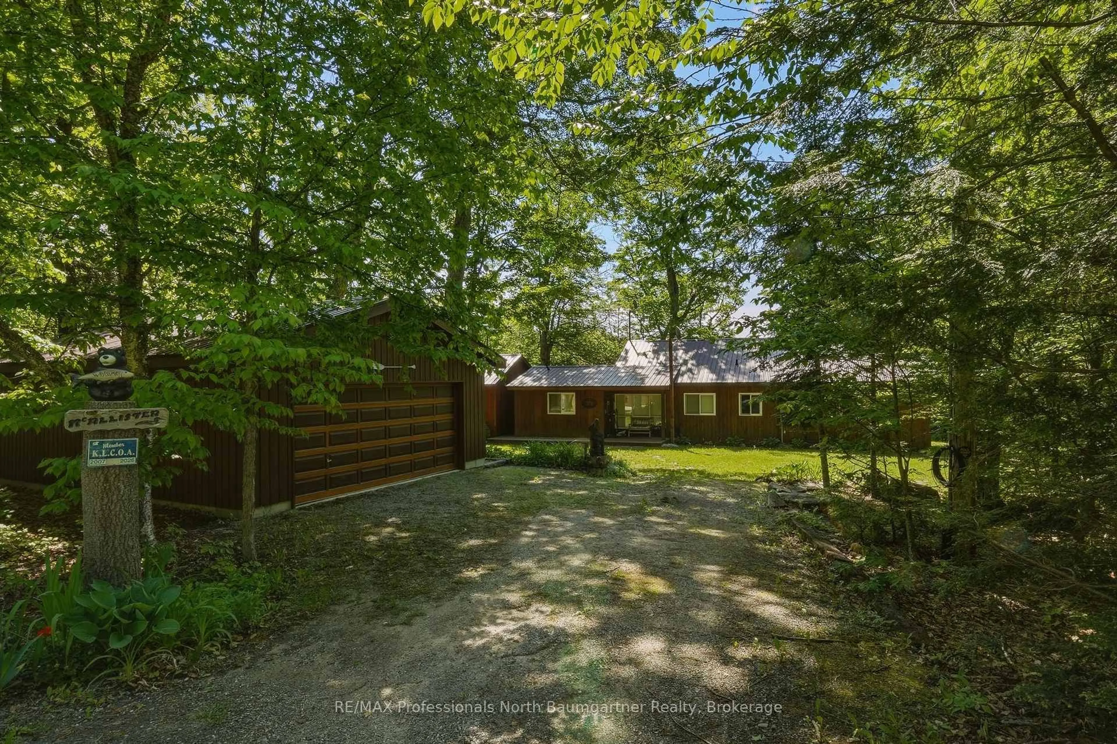 A pic from outside/outdoor area/front of a property/back of a property/a pic from drone, forest/trees view for 2272 Wilkinson Rd, Dysart et al Ontario K0M 1S0
