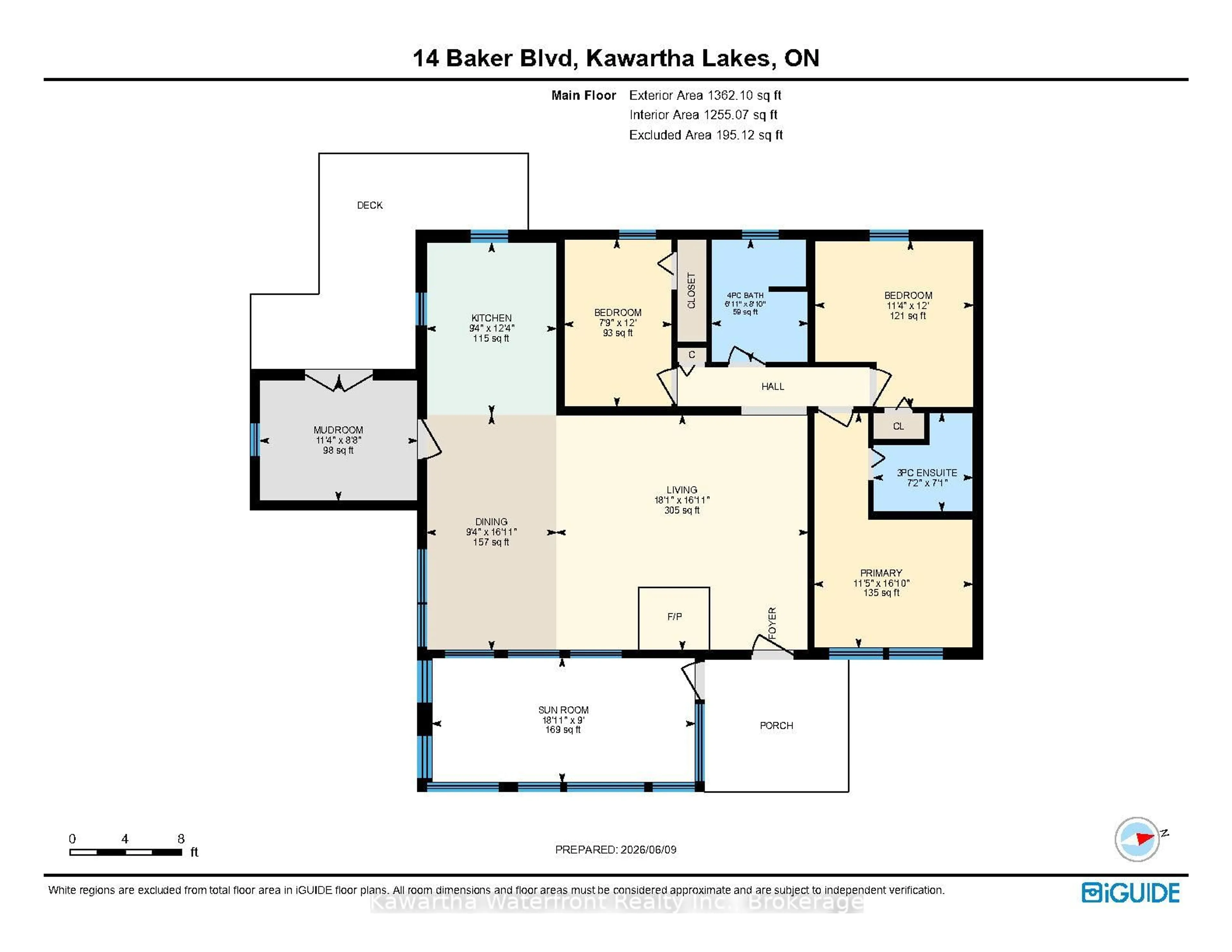 Floor plan for 14 Baker Blvd, Kawartha Lakes Ontario K0M 2B0