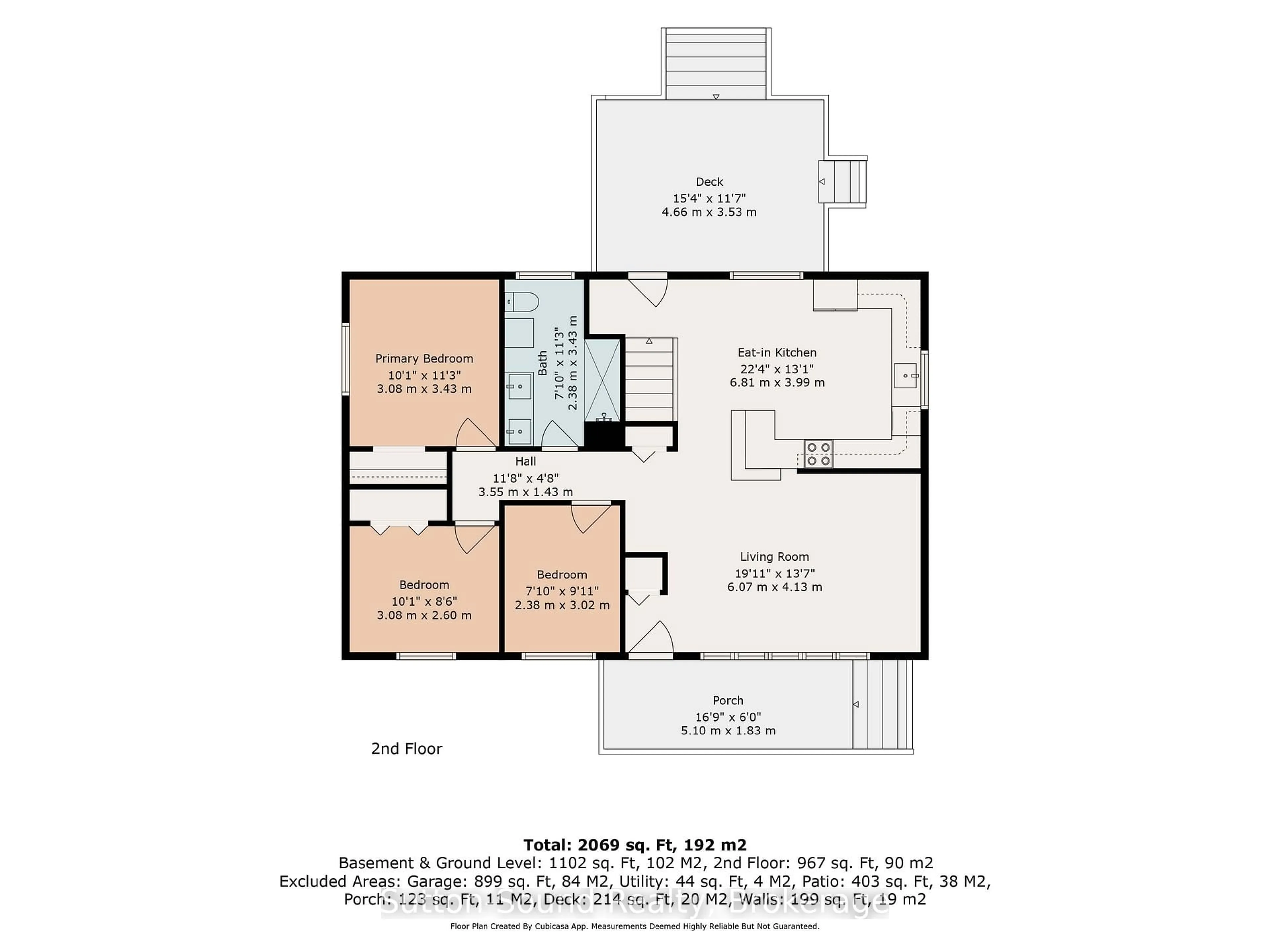 Floor plan for 829 30th St, Georgian Bluffs Ontario N4K 6V5
