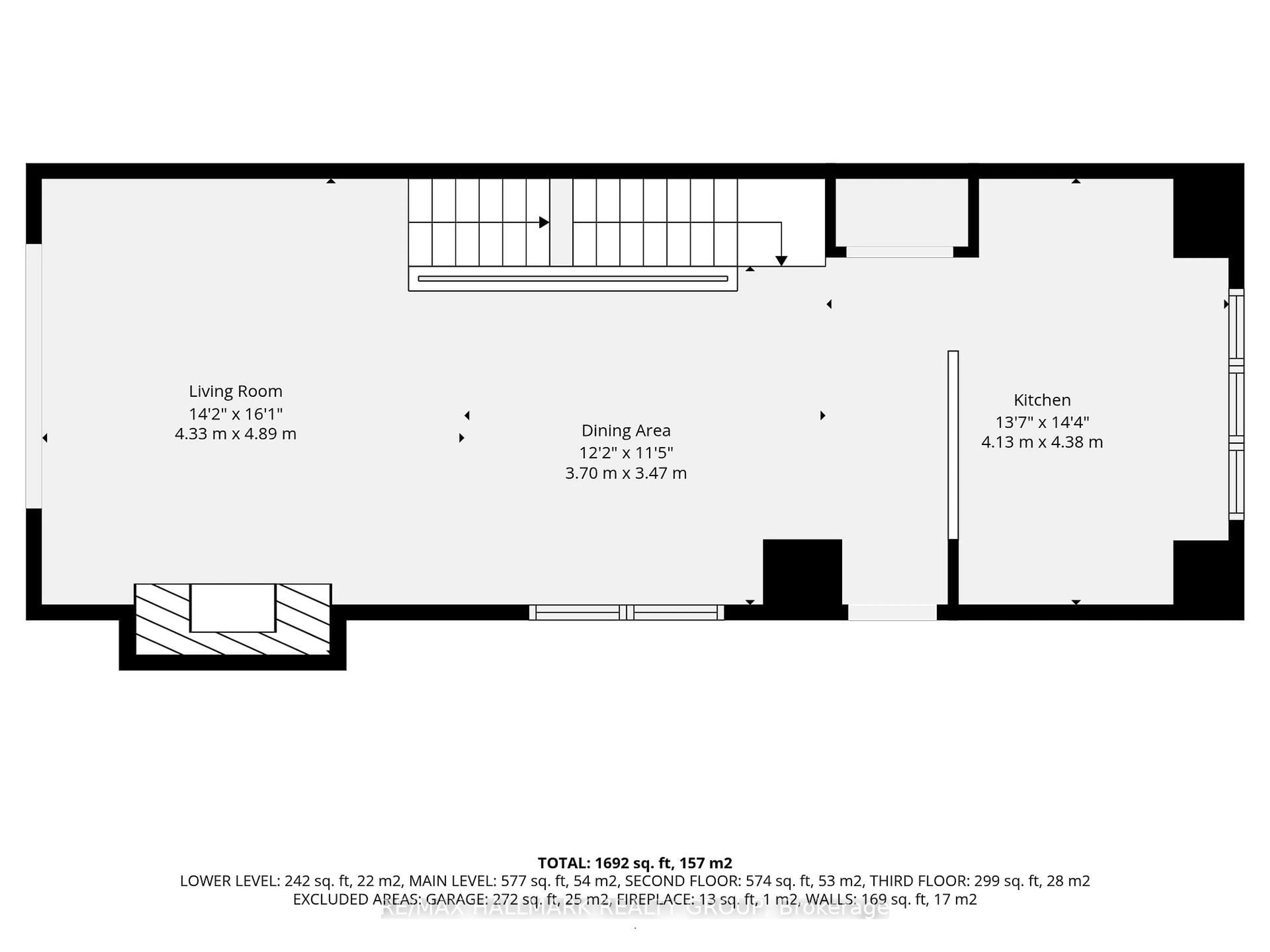 Floor plan for 320 Iona St, Ottawa Ontario K1Z 7B9
