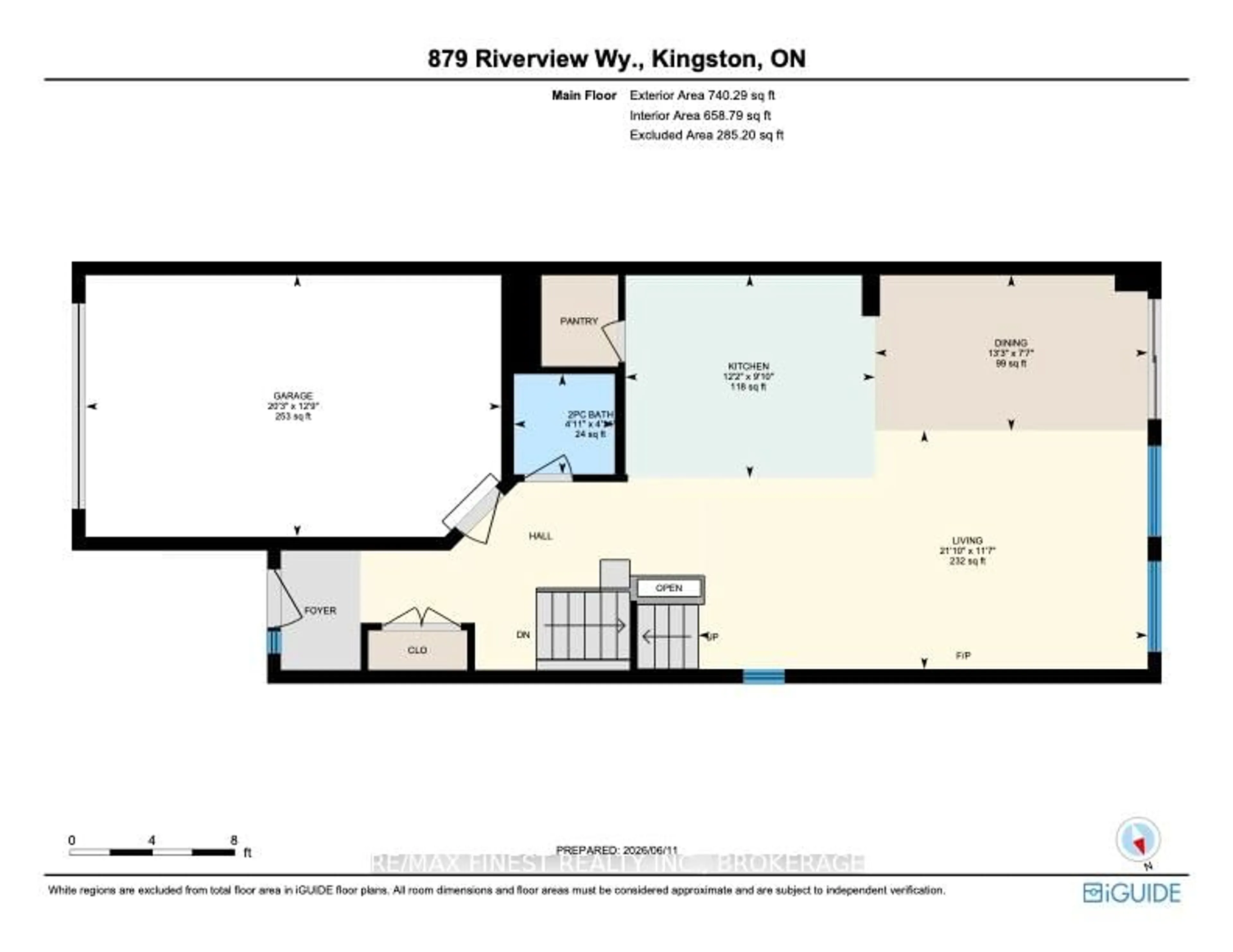 Floor plan for 879 Riverview Way, Kingston Ontario K7K 0J4