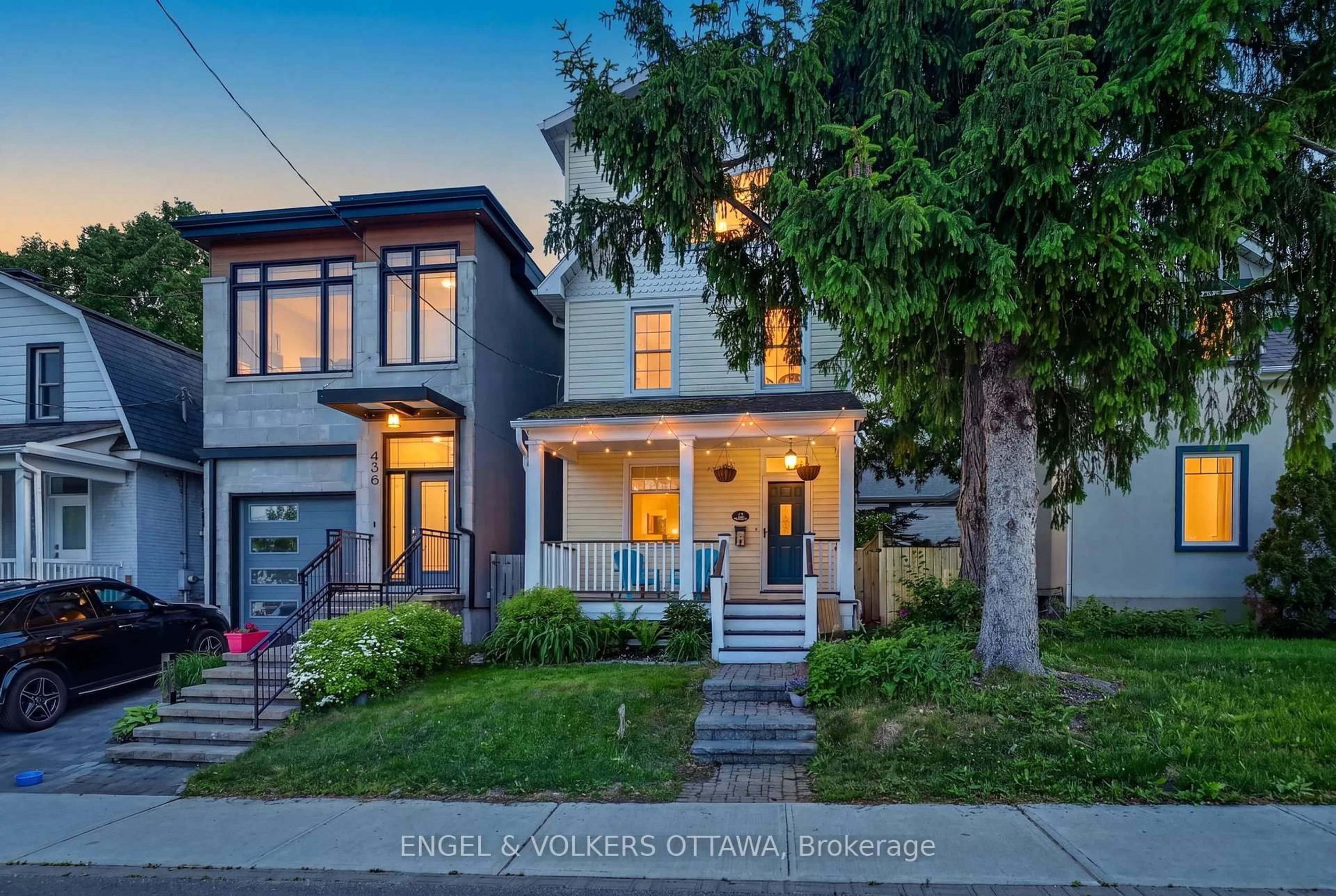 Home with brick exterior material, street for 438 Byron Ave, Ottawa Ontario K1Z 6Z4