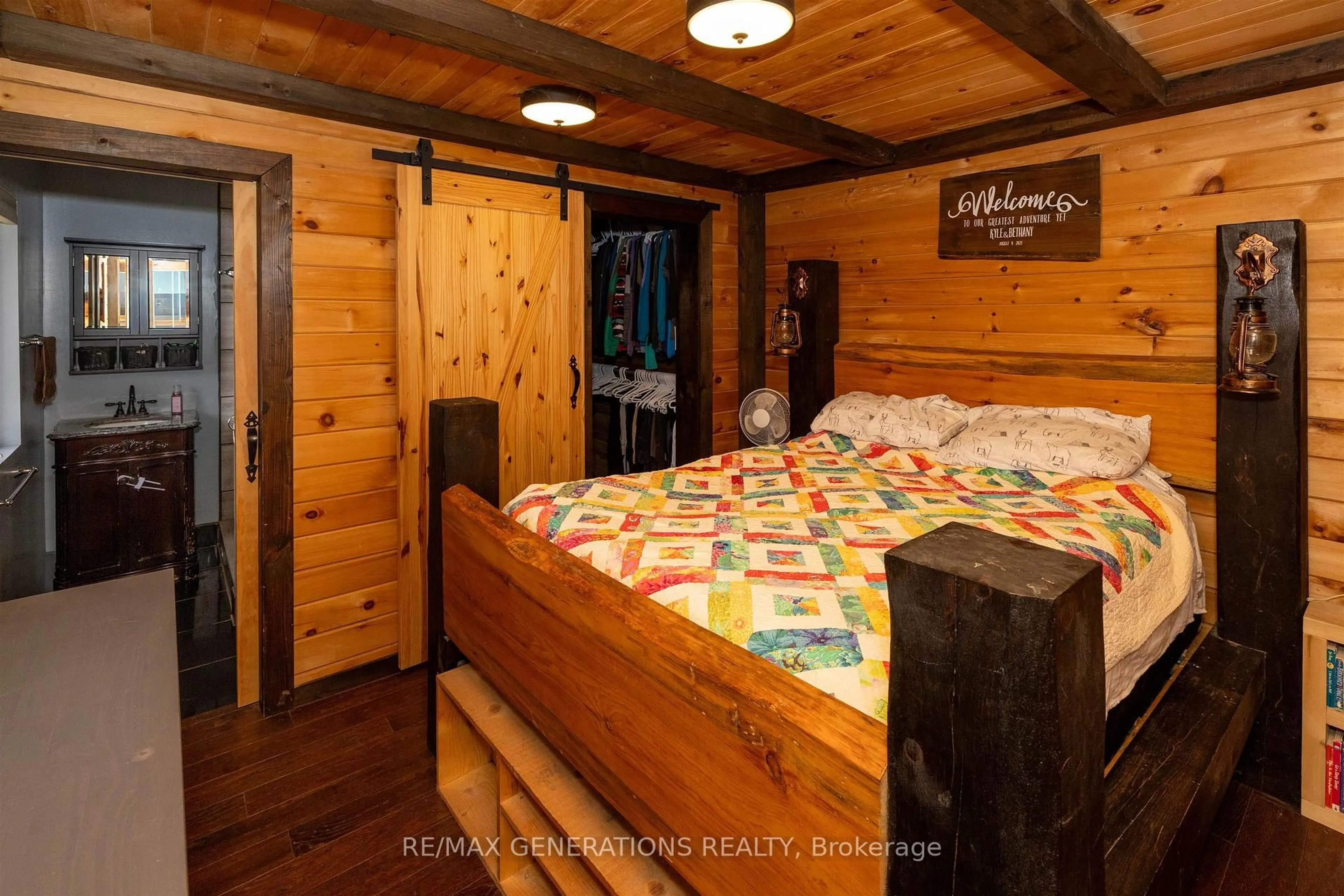 Bedroom with bed, unknown for 610 ROAD NO. 5, Shuniah Ontario P0T 2M0