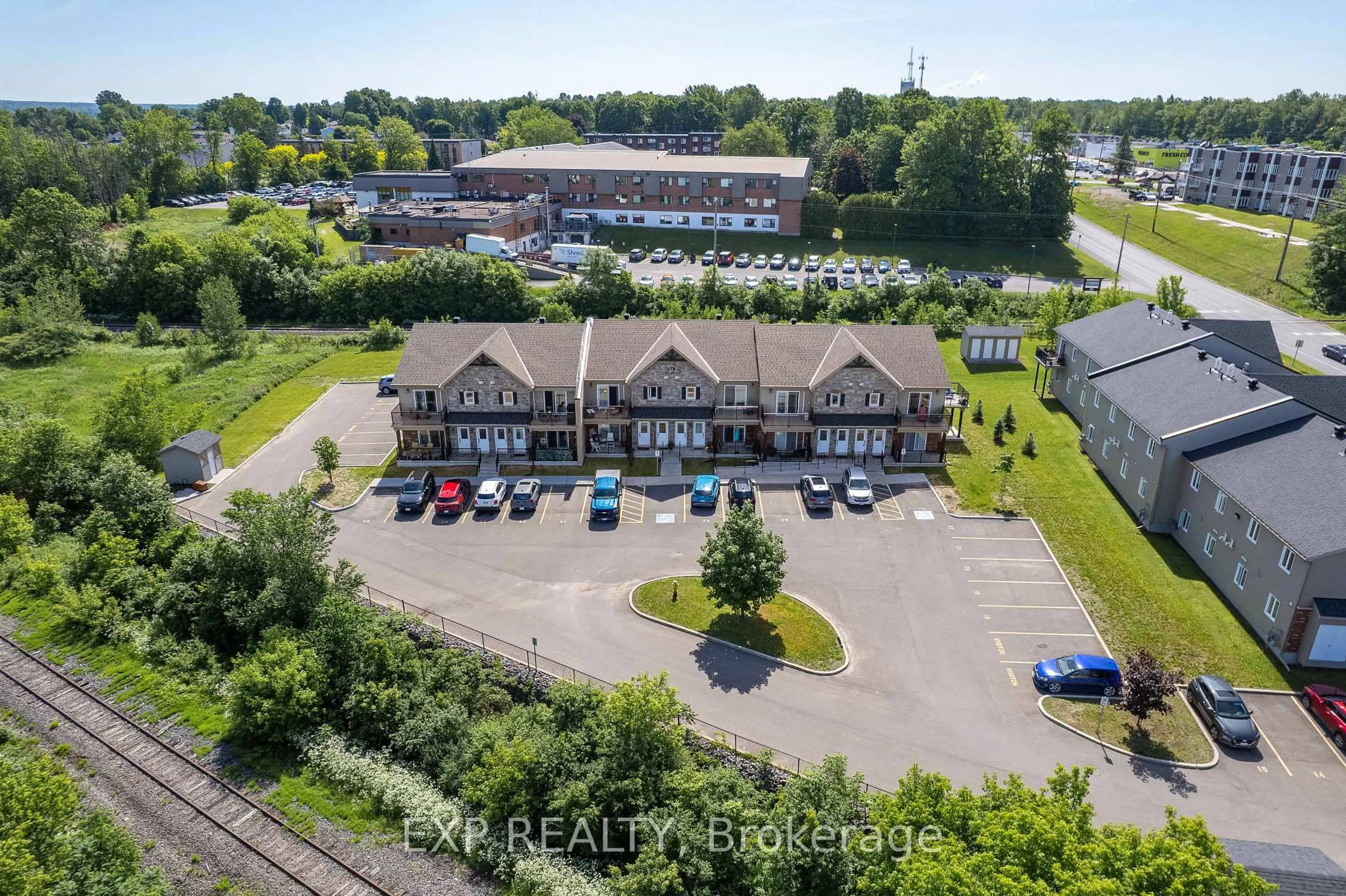 A pic from outside/outdoor area/front of a property/back of a property/a pic from drone, unknown for 225 SPENCE Ave #203, Hawkesbury Ontario K6A 0B5