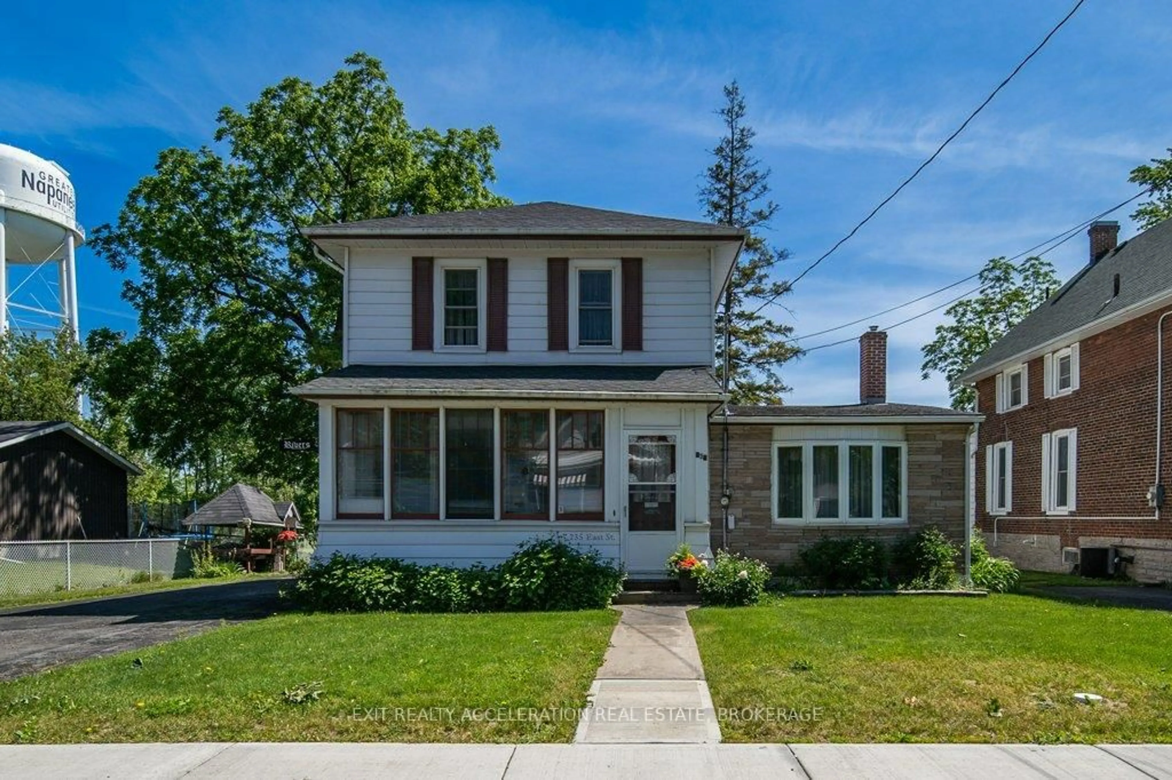 Home with vinyl exterior material, street for 235 East St, Greater Napanee Ontario K7R 1S9