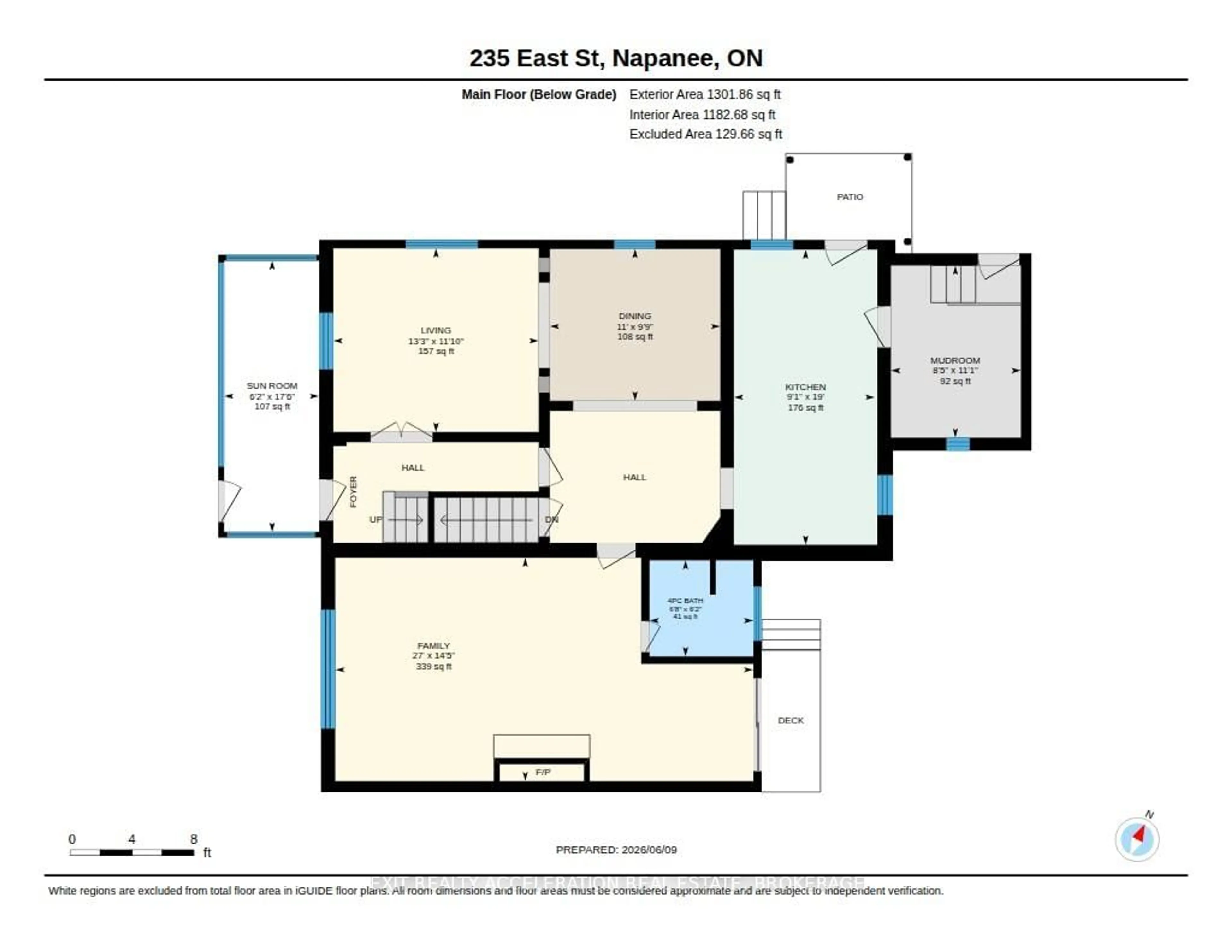 Floor plan for 235 East St, Greater Napanee Ontario K7R 1S9