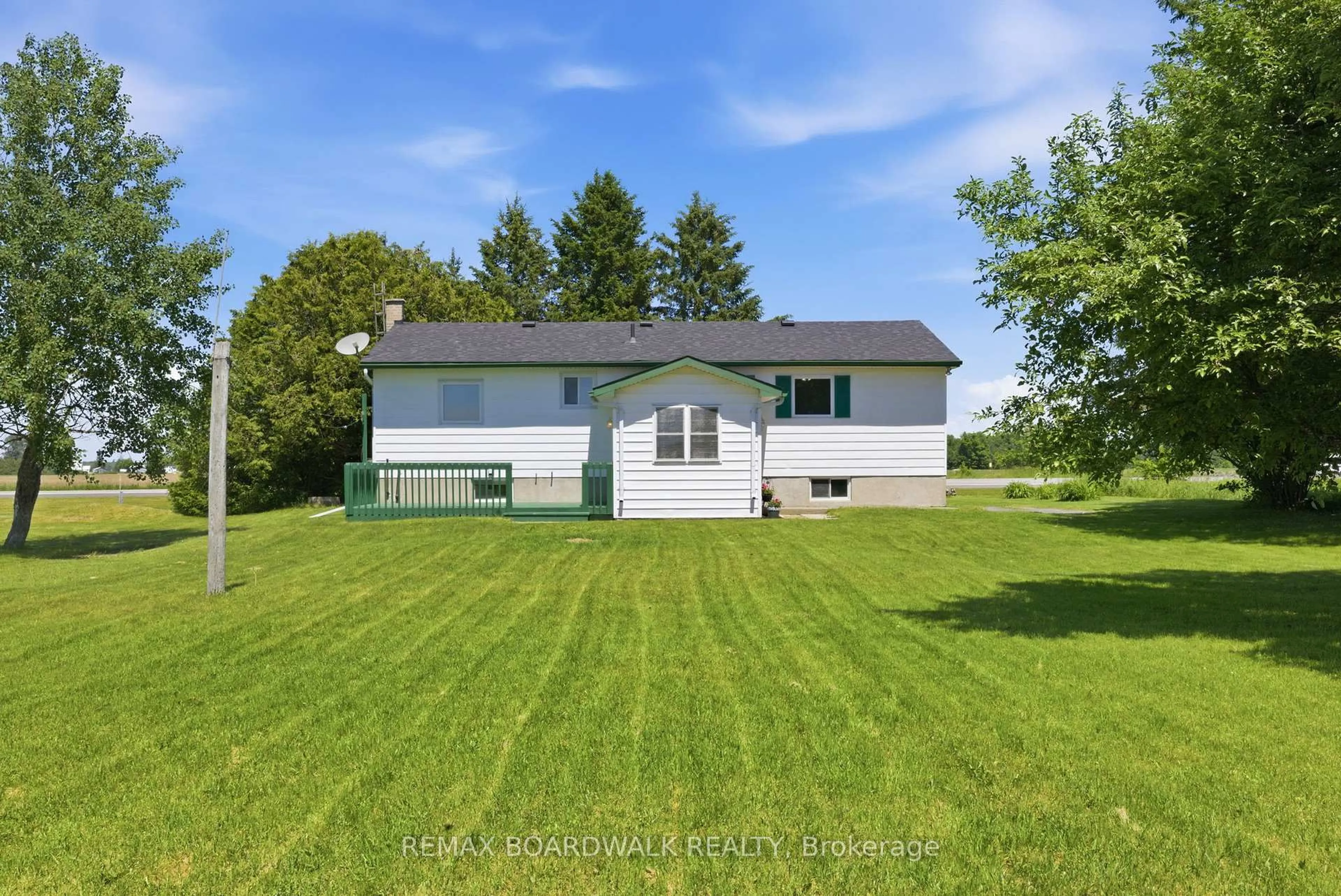 A pic from outside/outdoor area/front of a property/back of a property/a pic from drone, water/lake/river/ocean view for 2187 County Road #29 Rd, Pakenham Ontario K0A 2X0