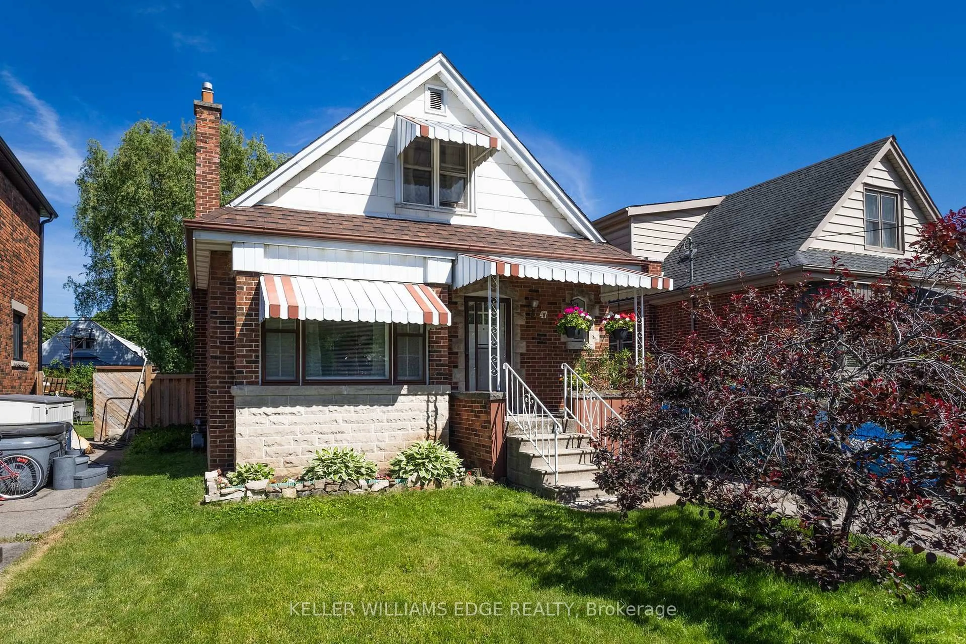 Home with brick exterior material, street for 47 Crosthwaite Ave, Hamilton Ontario L8K 2T9