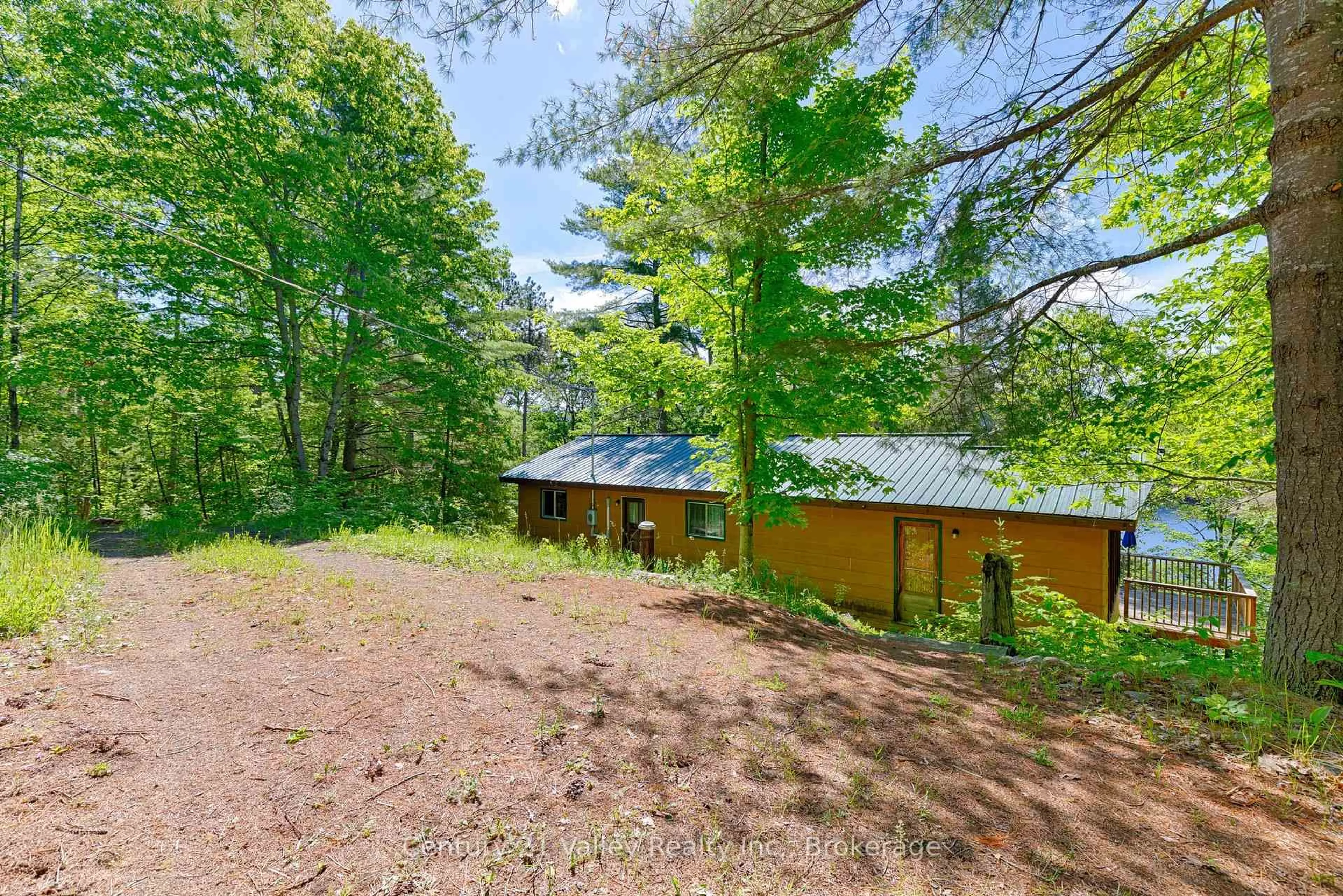 A pic from outside/outdoor area/front of a property/back of a property/a pic from drone, forest/trees view for 159 Oak hill Way, Calabogie Ontario K0J 1H0