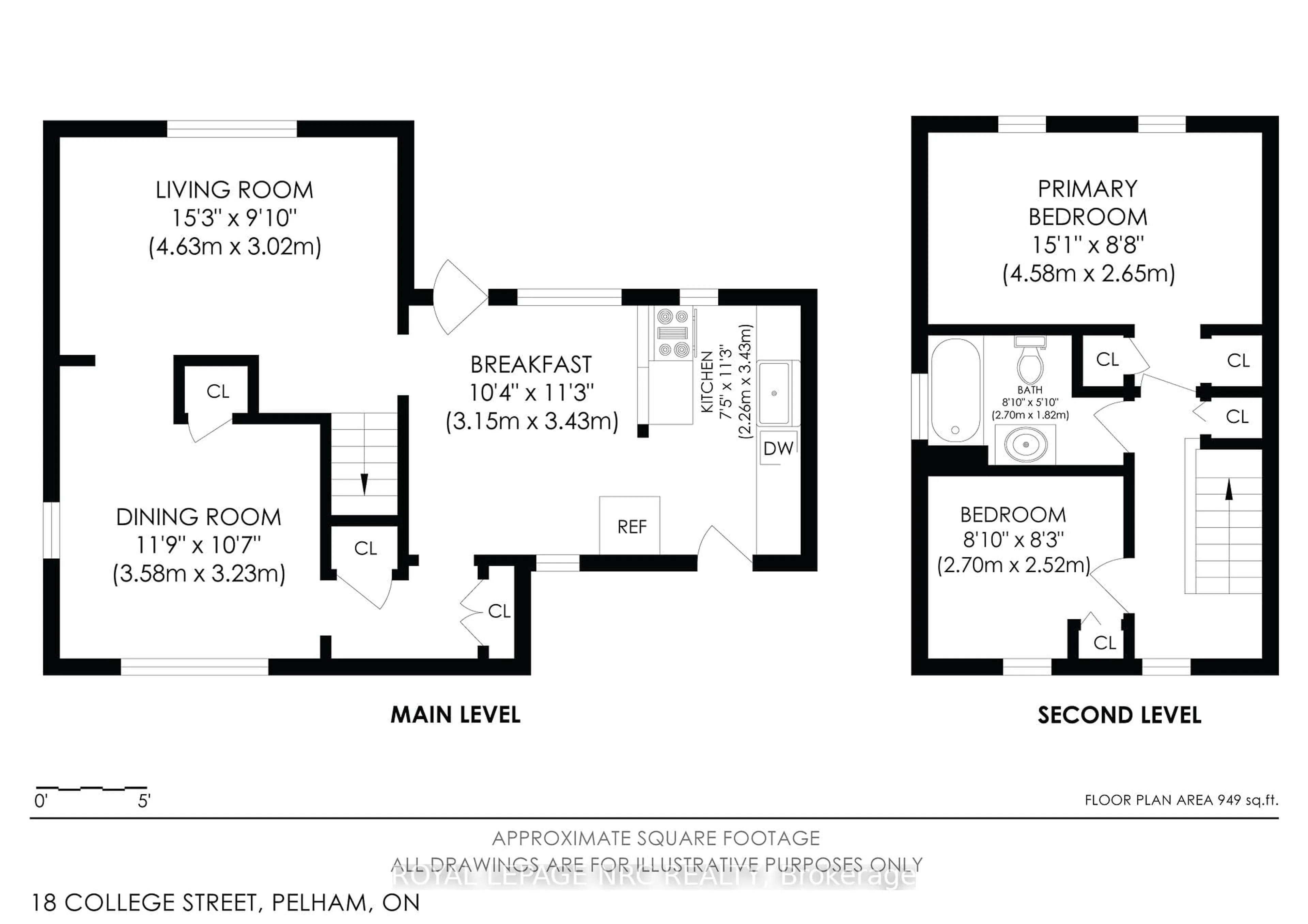 Floor plan for 18 College St, Pelham Ontario L0S 1E0