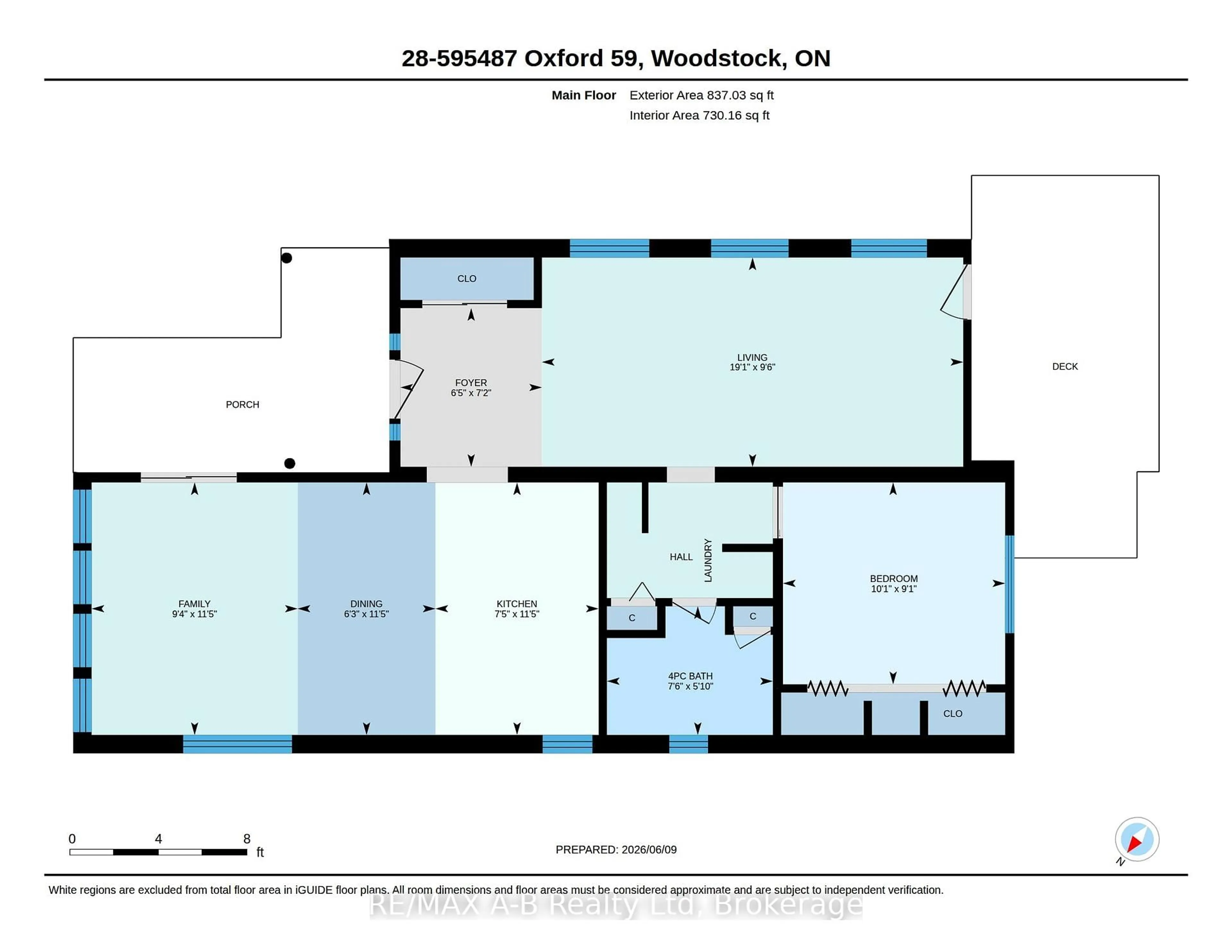 Floor plan for 595487 Highway 59 North, Rr6 Woodstock - Unit Highway #28, East Zorra-Tavistock Ontario N4S 7W1