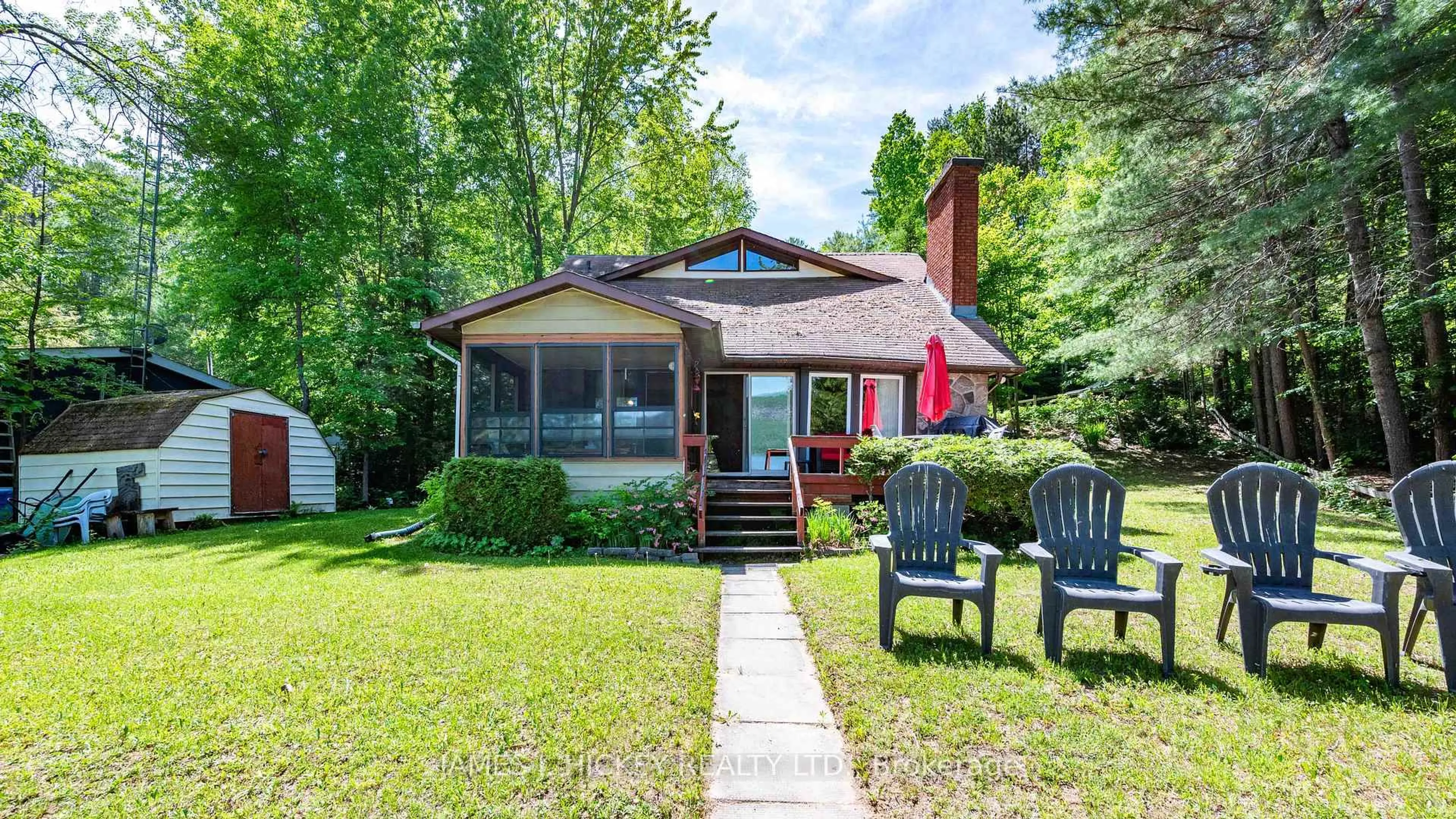 Home with brick exterior material, street for 31 Beaverbrook Lane, Deep River Ontario K0J 1P0