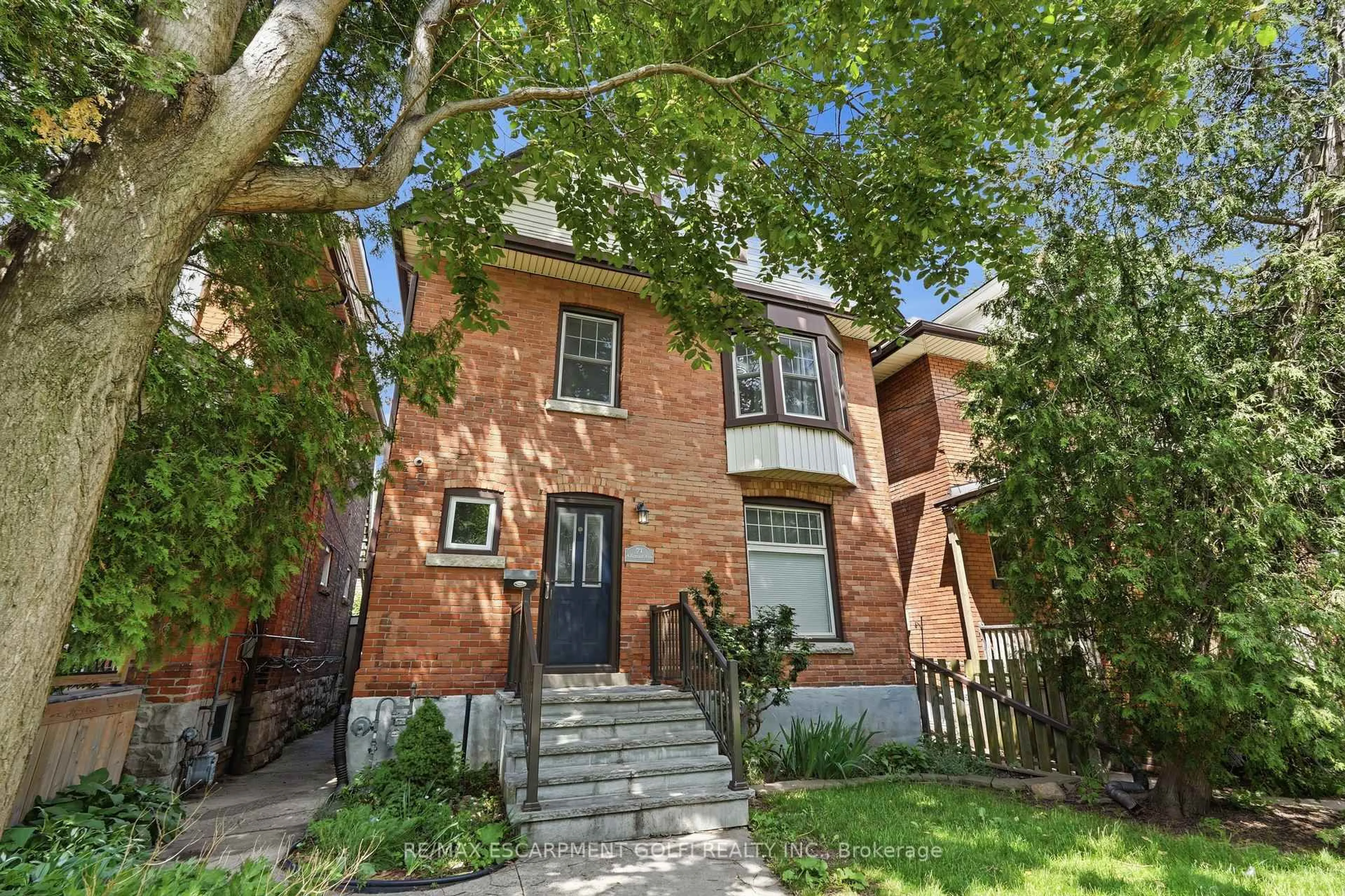 Home with brick exterior material, street for 71 Aikman Ave, Hamilton Ontario L8M 1P8