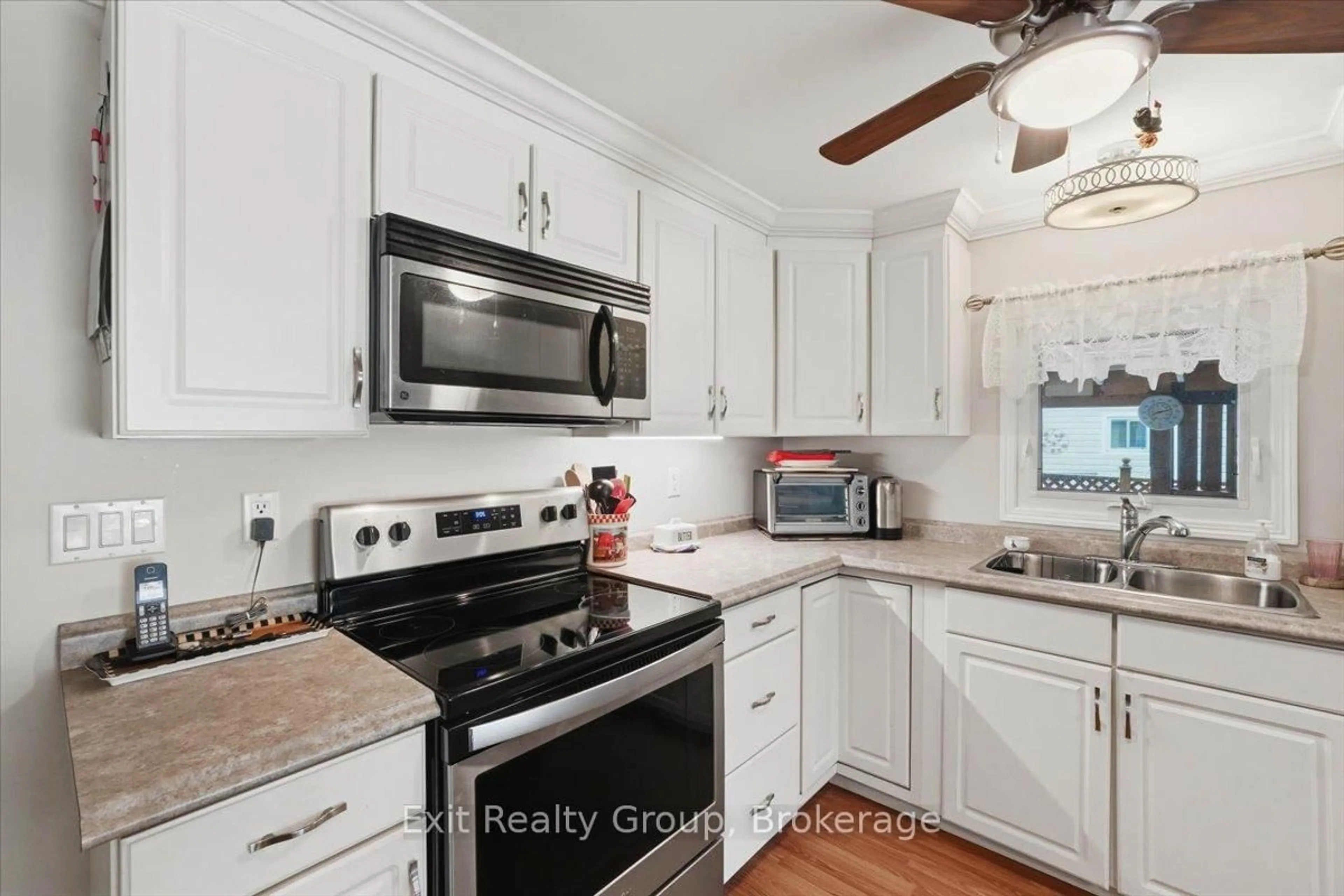 Open concept kitchen, ceramic/tile floor for 12 Park Lane, Quinte West Ontario K8N 2G6