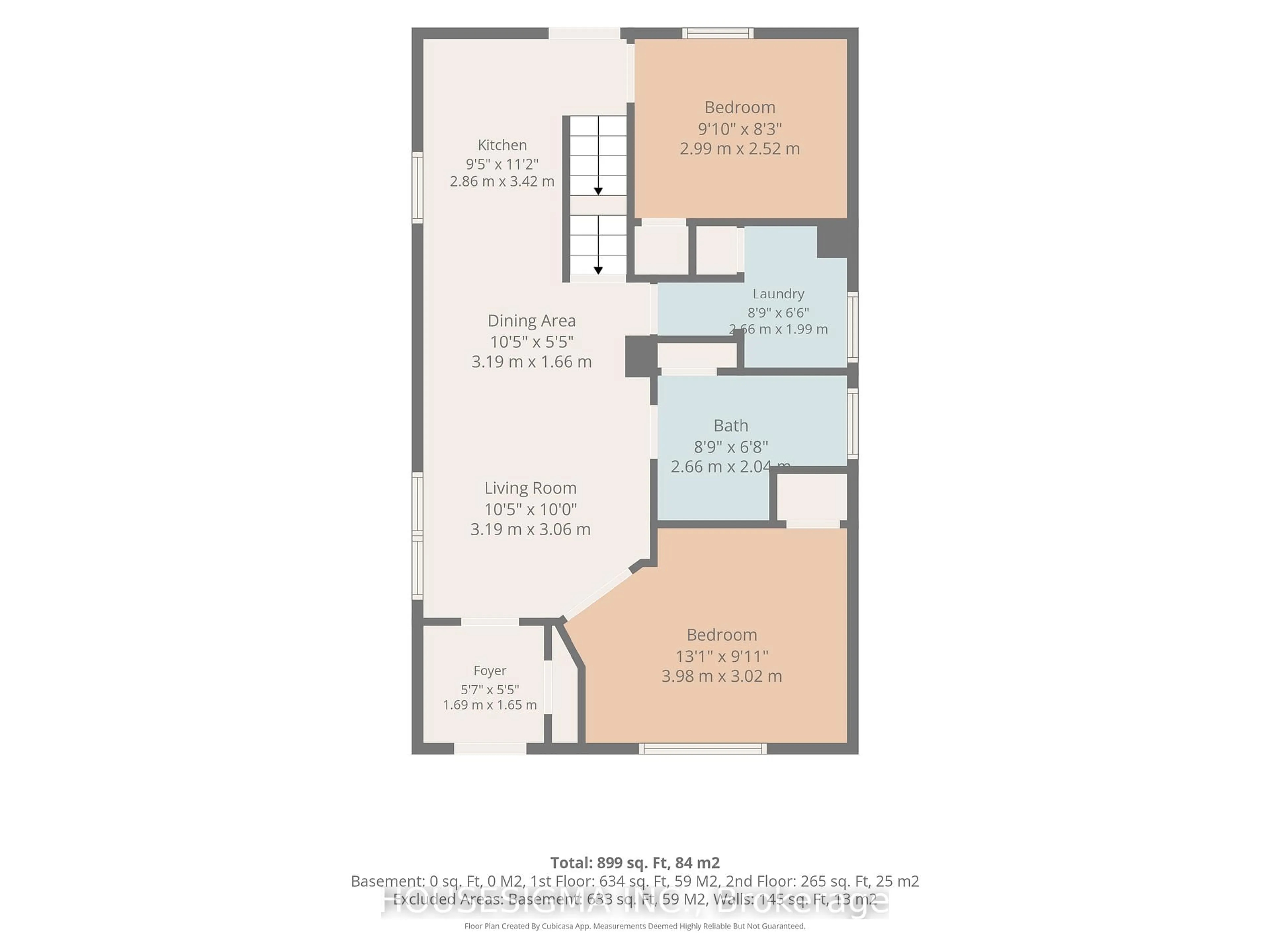 Floor plan for 1296 York St, London East Ontario N5W 2V4