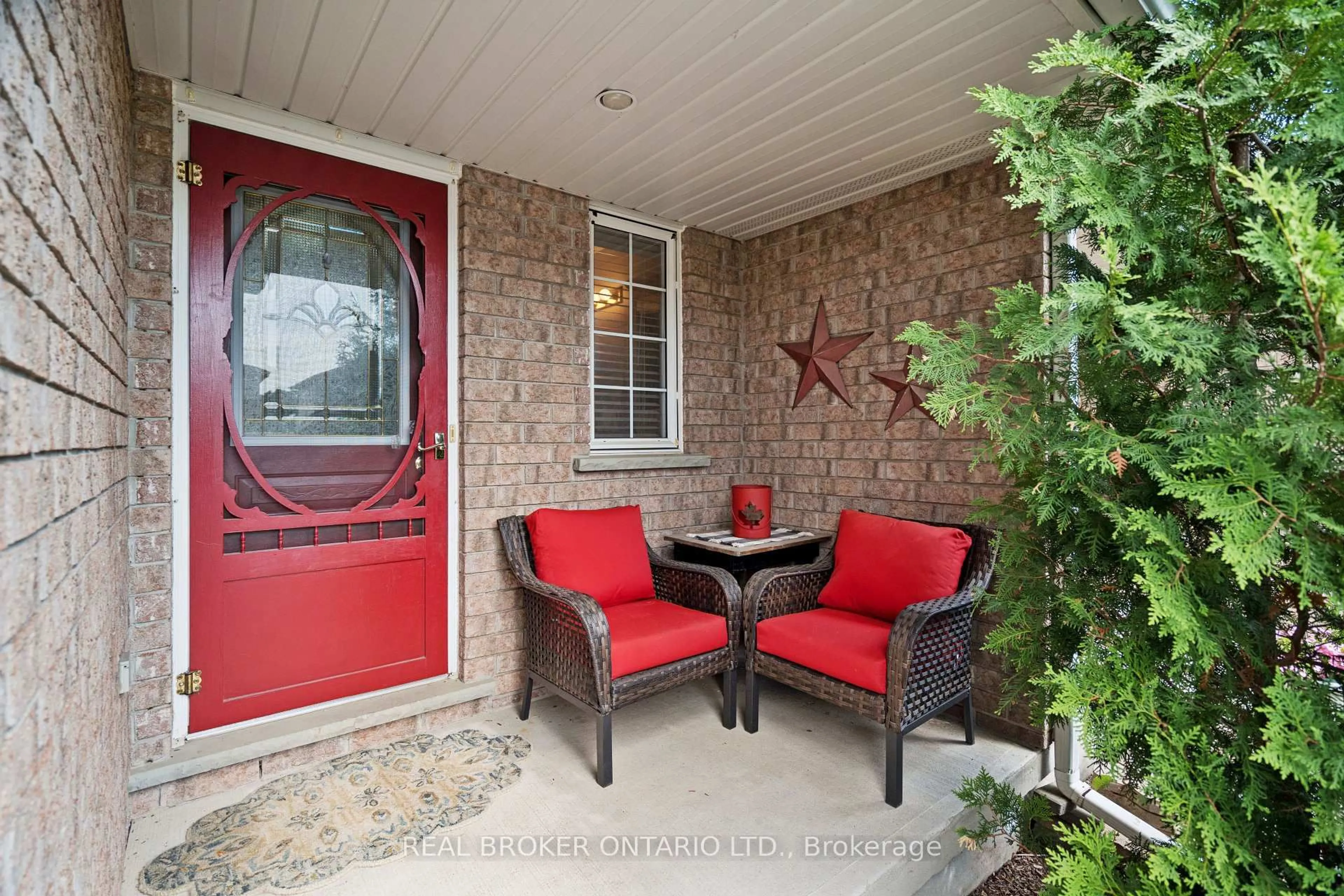 Patio, street for 22 Sandcreek Lane, Guelph Ontario N1E 7K9