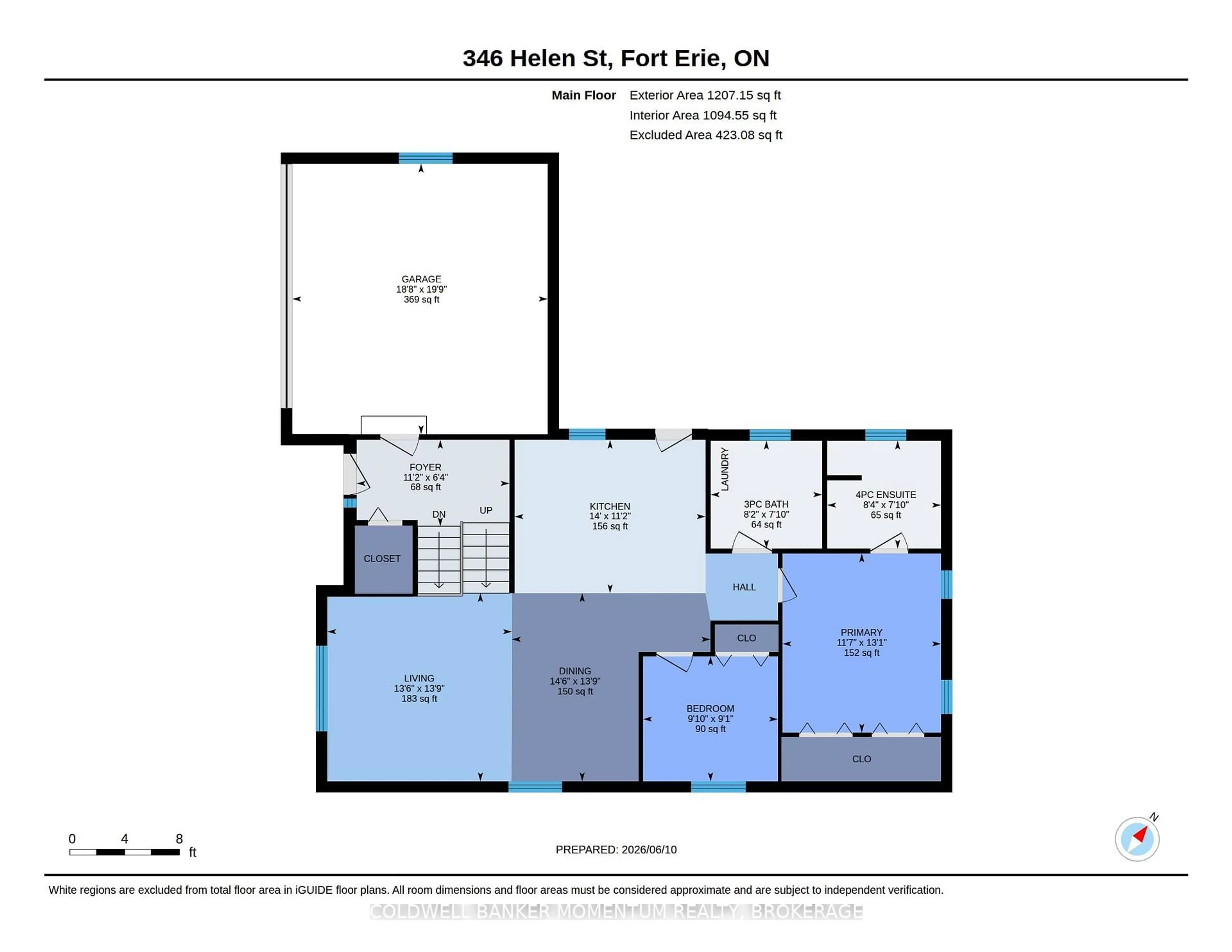Floor plan for 346 Helen St, Fort Erie Ontario L0S 1B0