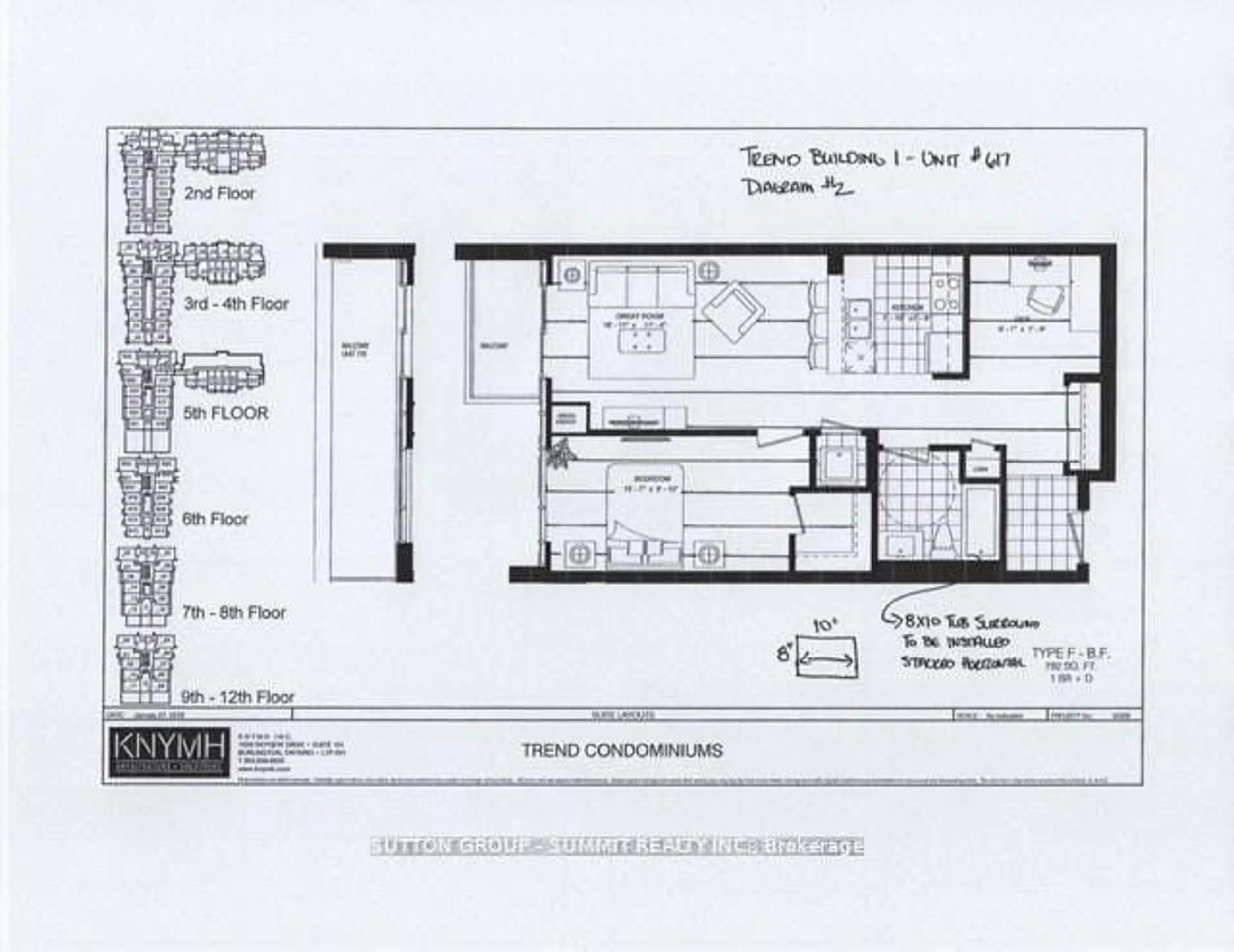 Floor plan for 450 DUNDAS St #617, Hamilton Ontario L0R 2H4