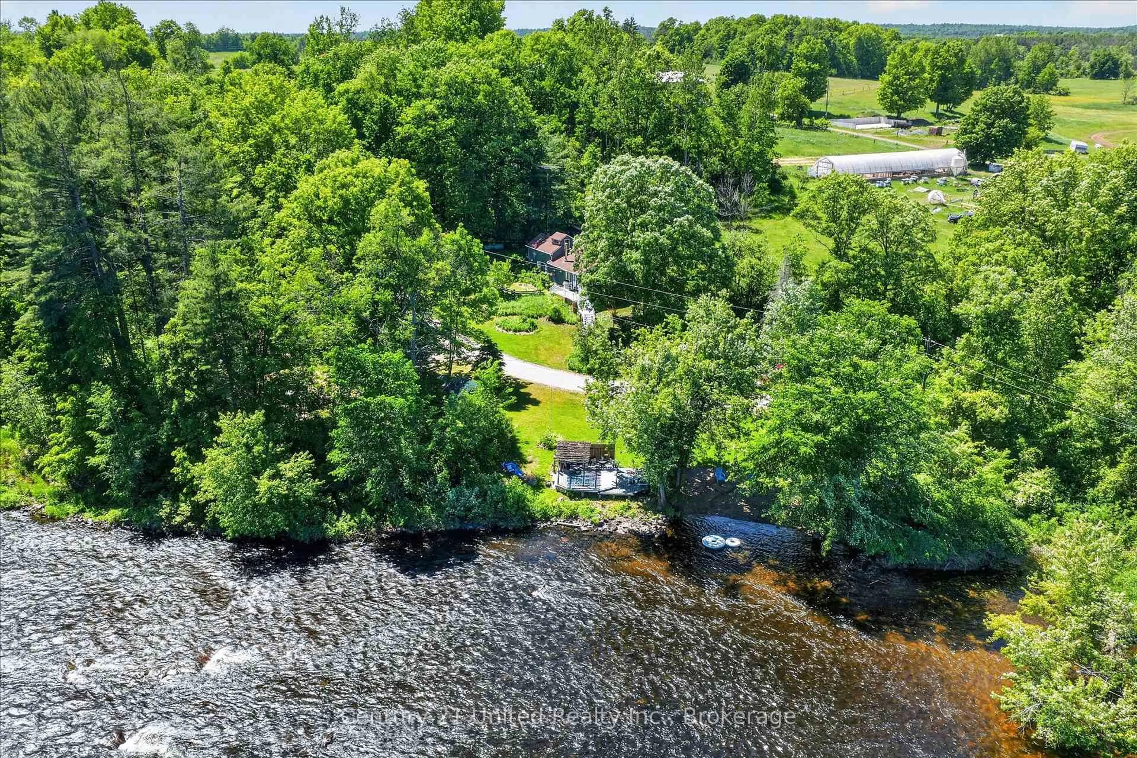 A pic from outside/outdoor area/front of a property/back of a property/a pic from drone, water/lake/river/ocean view for 90 Bowen Rd, Havelock-Belmont-Methuen Ontario K0L 1Z0