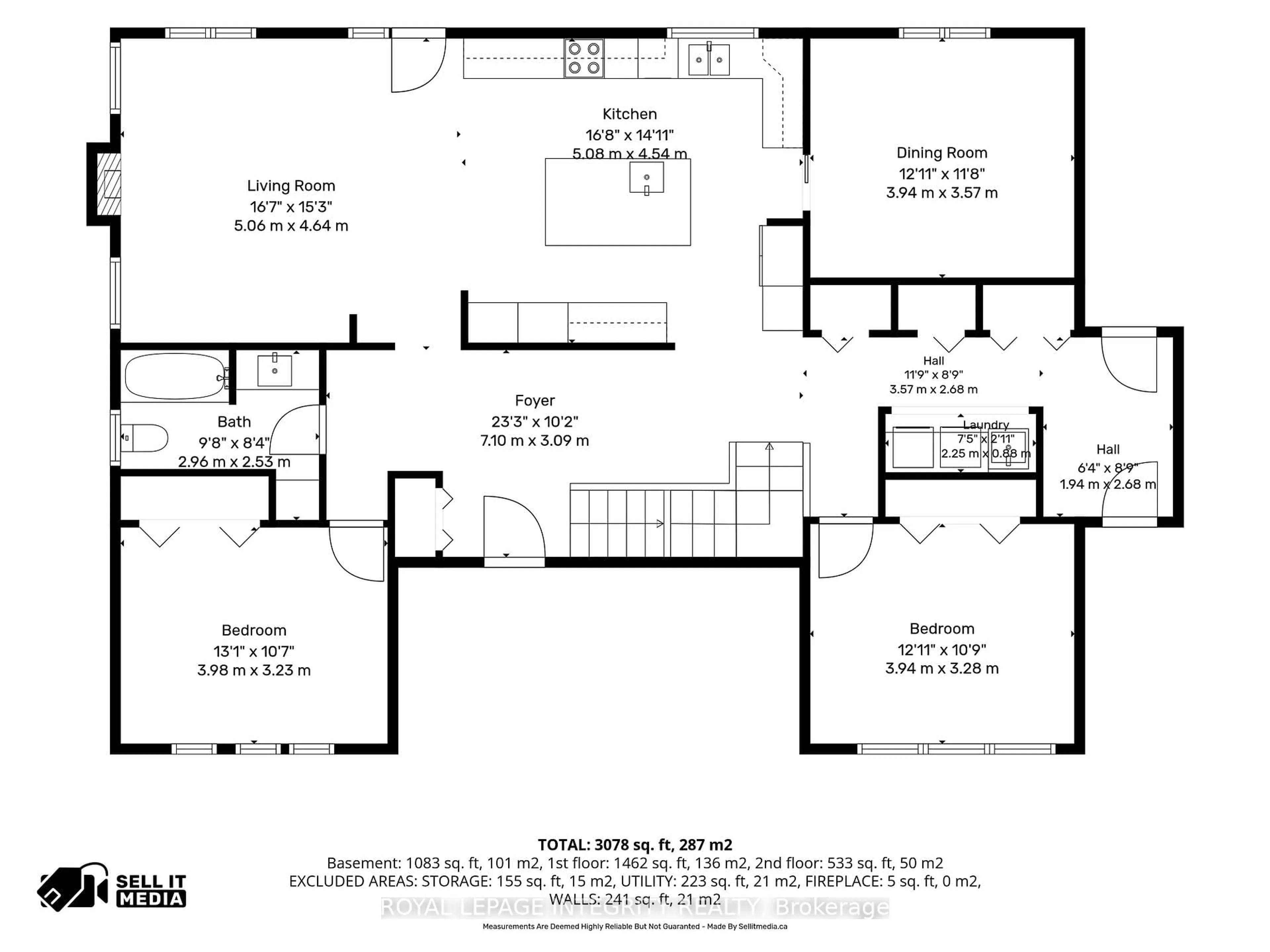 Floor plan for 2895 Des Trembles Ave, Cumberland Ontario K4C 1B6