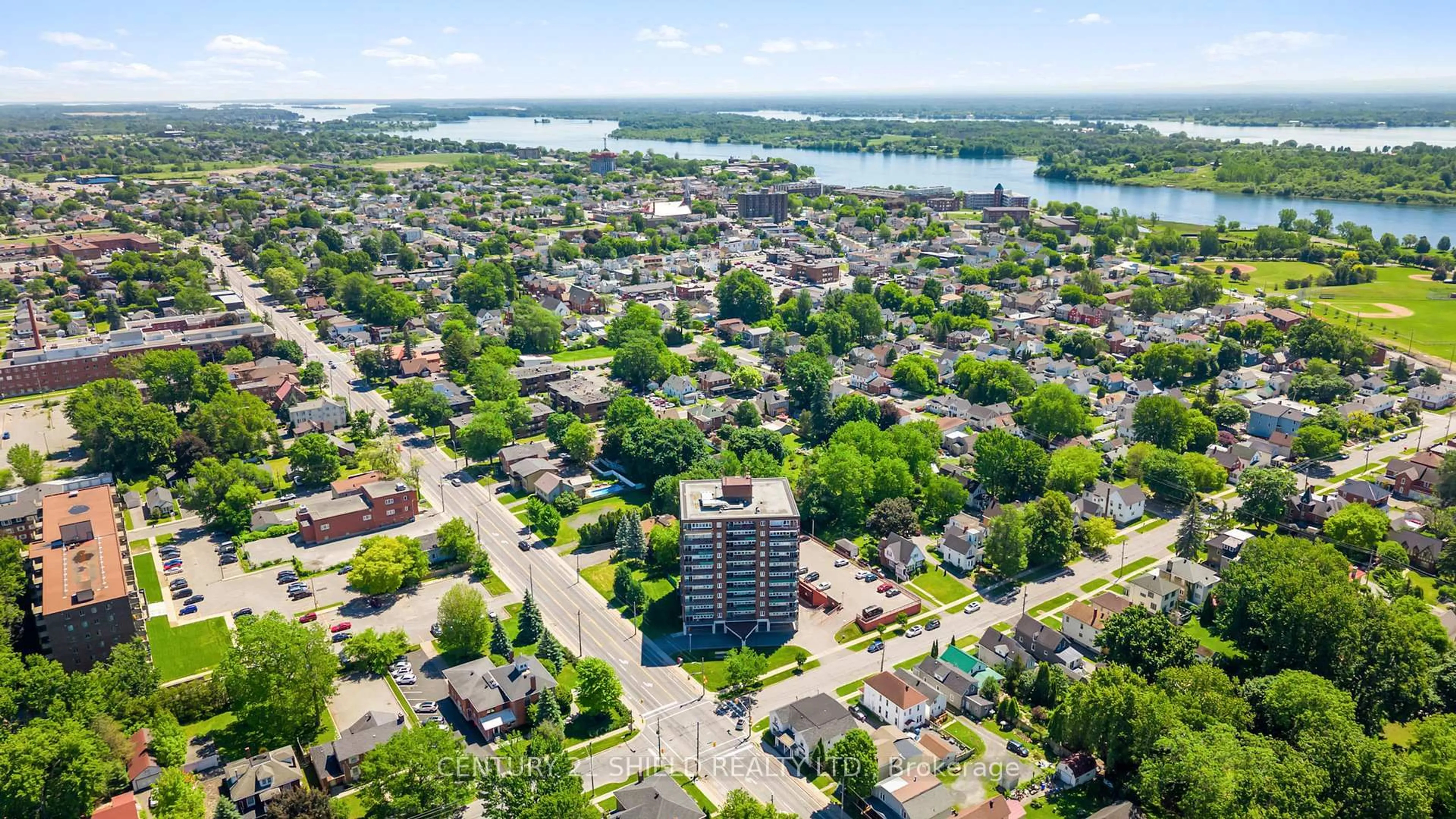 A pic from outside/outdoor area/front of a property/back of a property/a pic from drone, unknown for 308 Second St #401, Cornwall Ontario K6H 1Z1