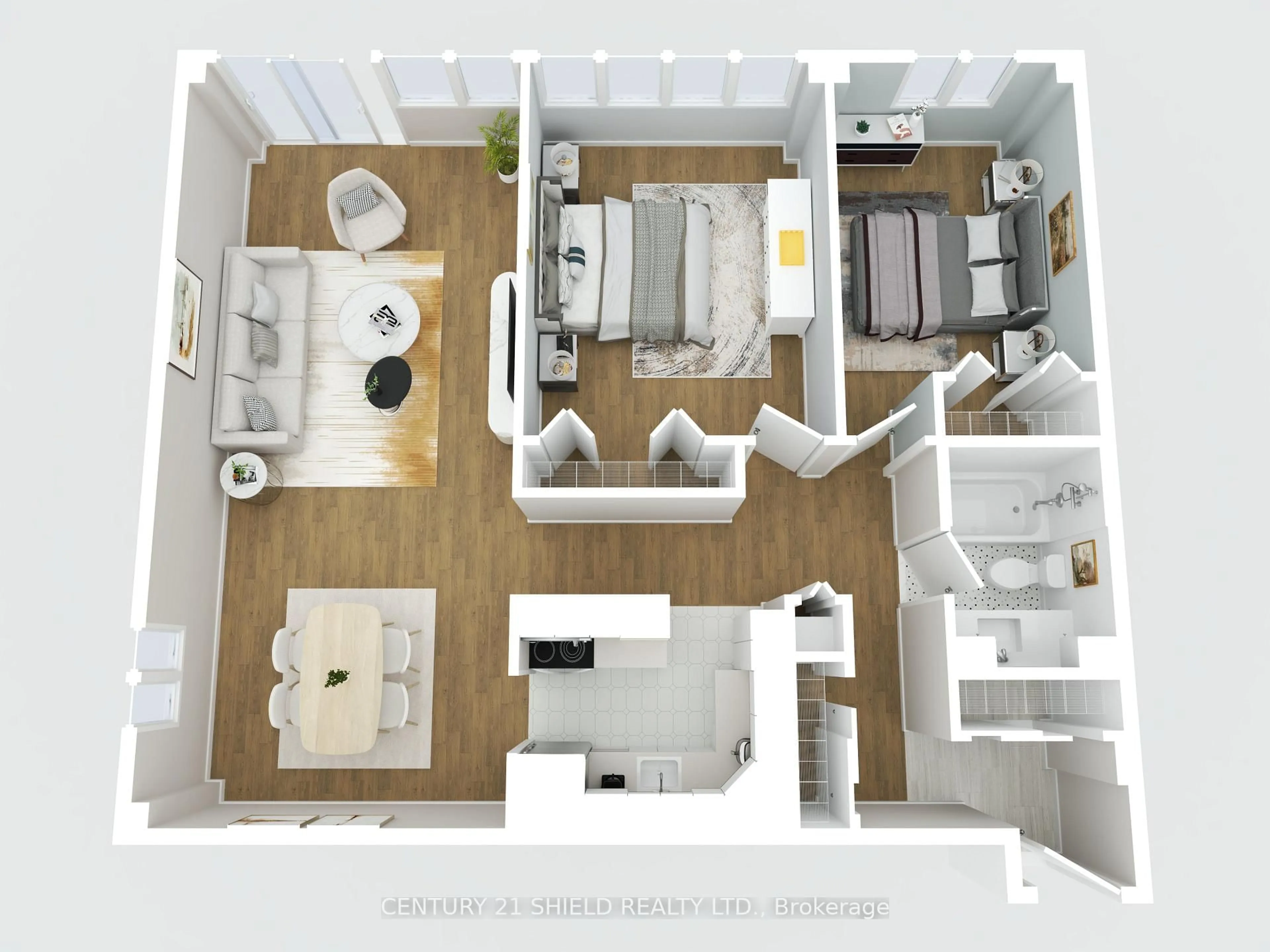 Floor plan for 308 Second St #401, Cornwall Ontario K6H 1Z1