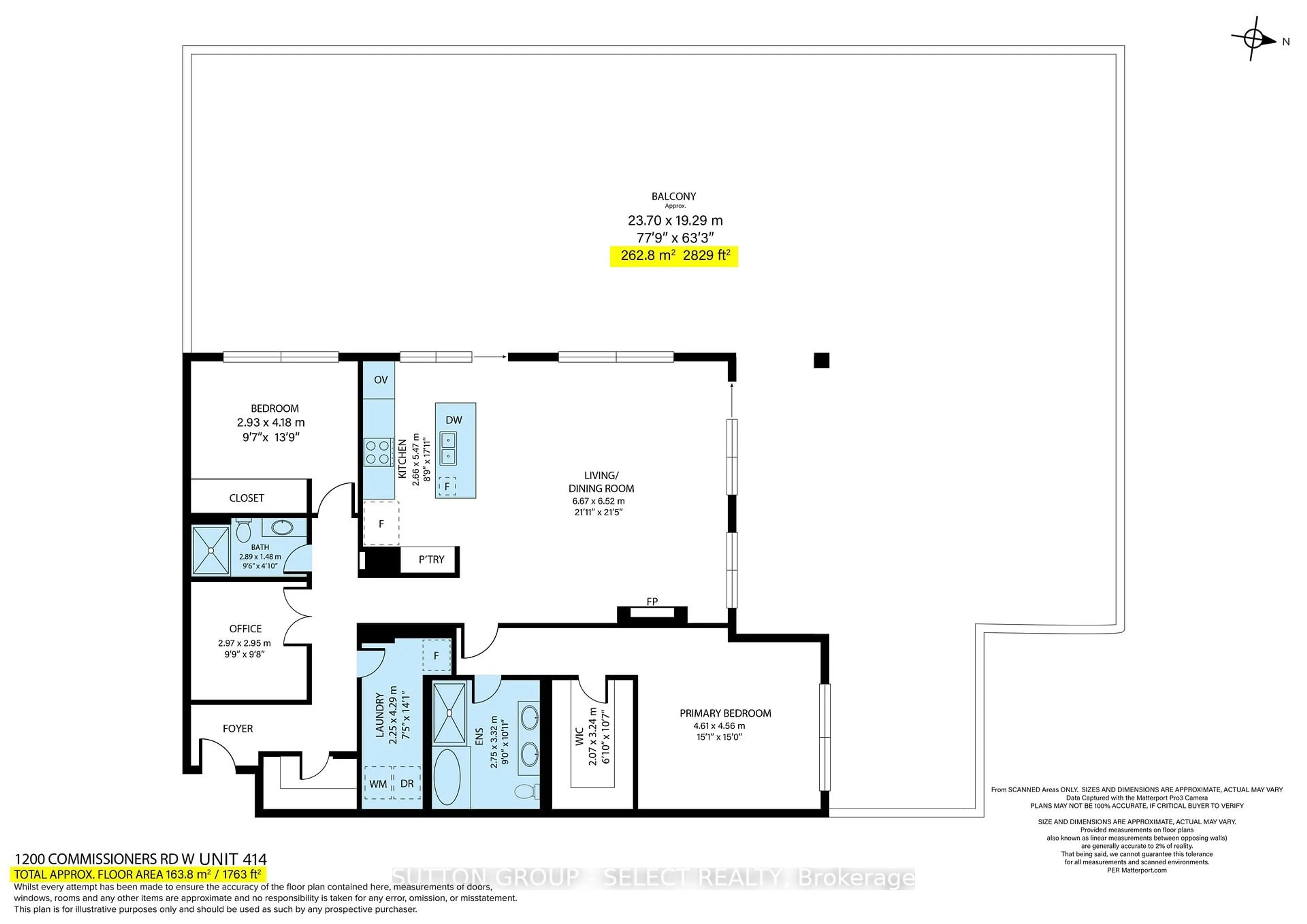 Floor plan for 1200 Commissioners Rd #414, London South Ontario N6K 1C7
