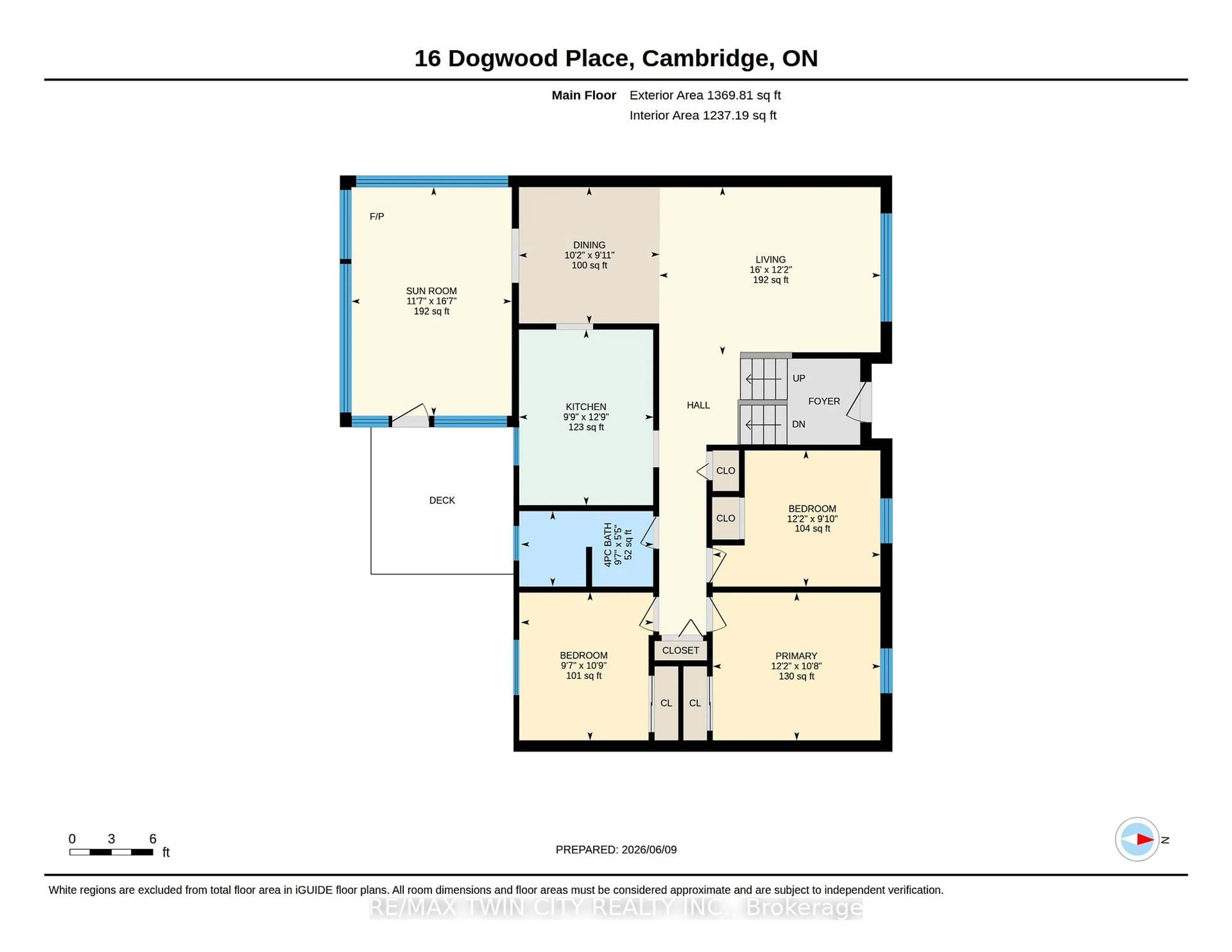 Floor plan for 16 Dogwood Pl, Cambridge Ontario N3C 2Z4