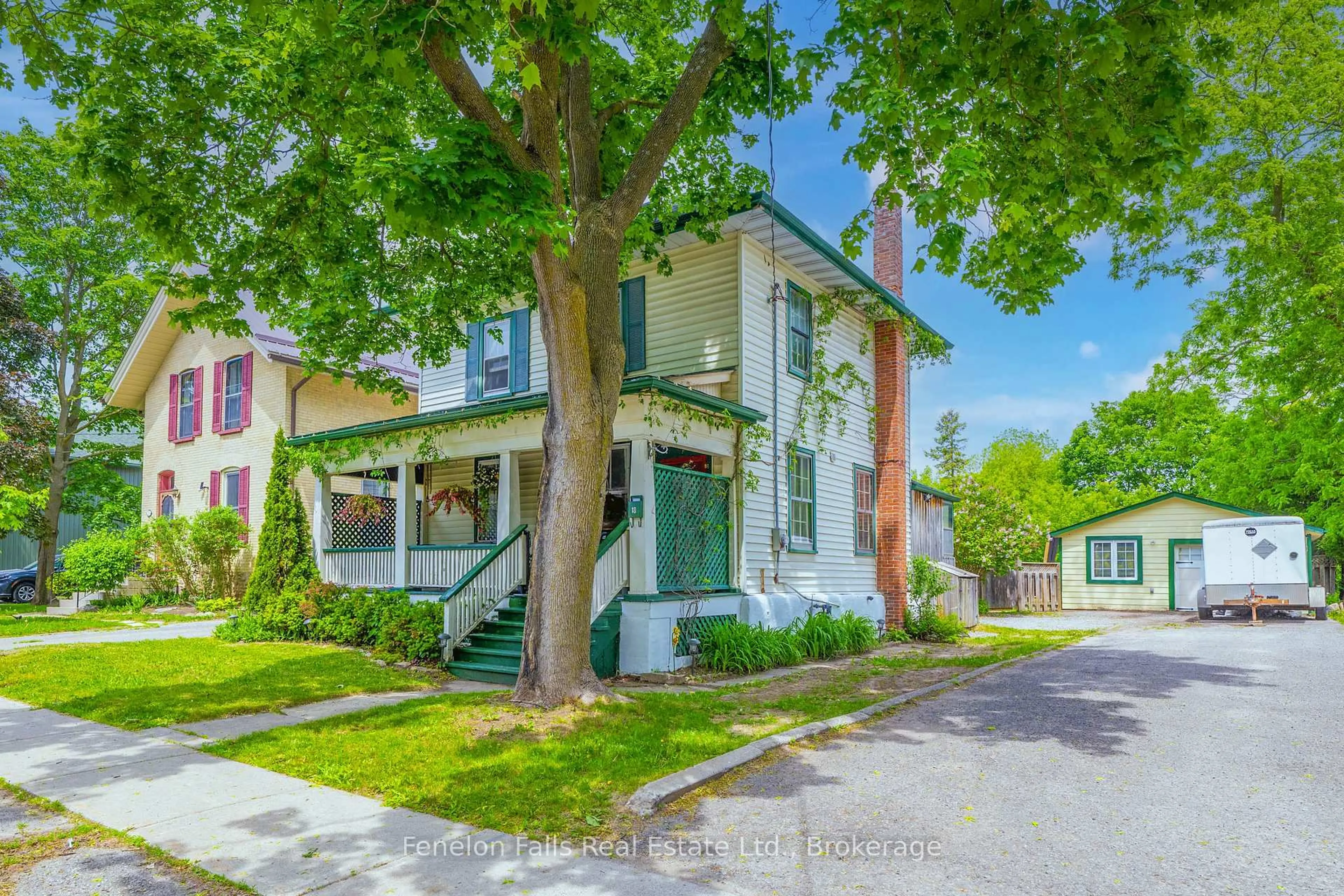 Home with brick exterior material, street for 18 Melbourne St, Kawartha Lakes Ontario K9V 2S6