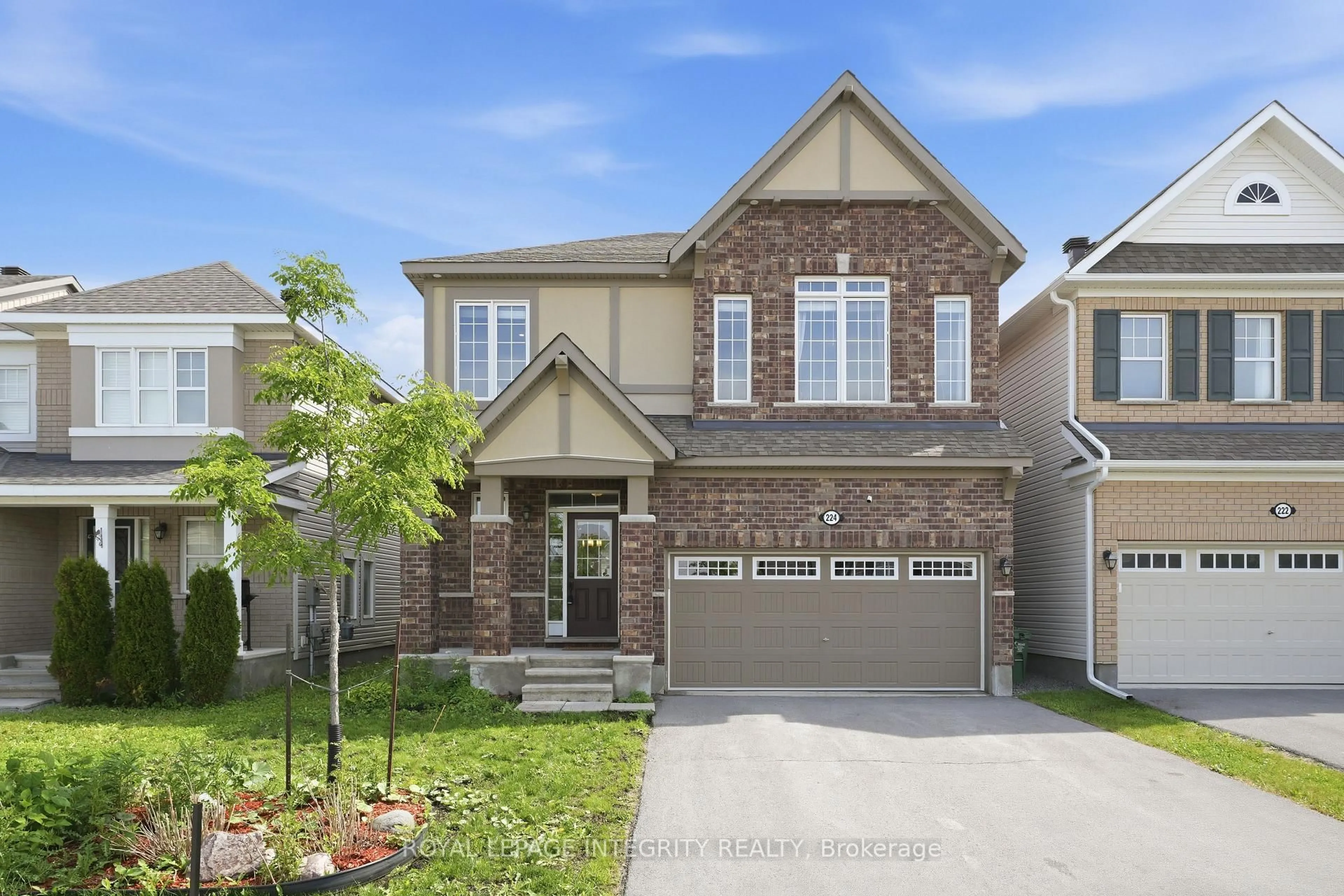 Home with brick exterior material, street for 224 Ponderosa St, Ottawa Ontario K2S 1E7