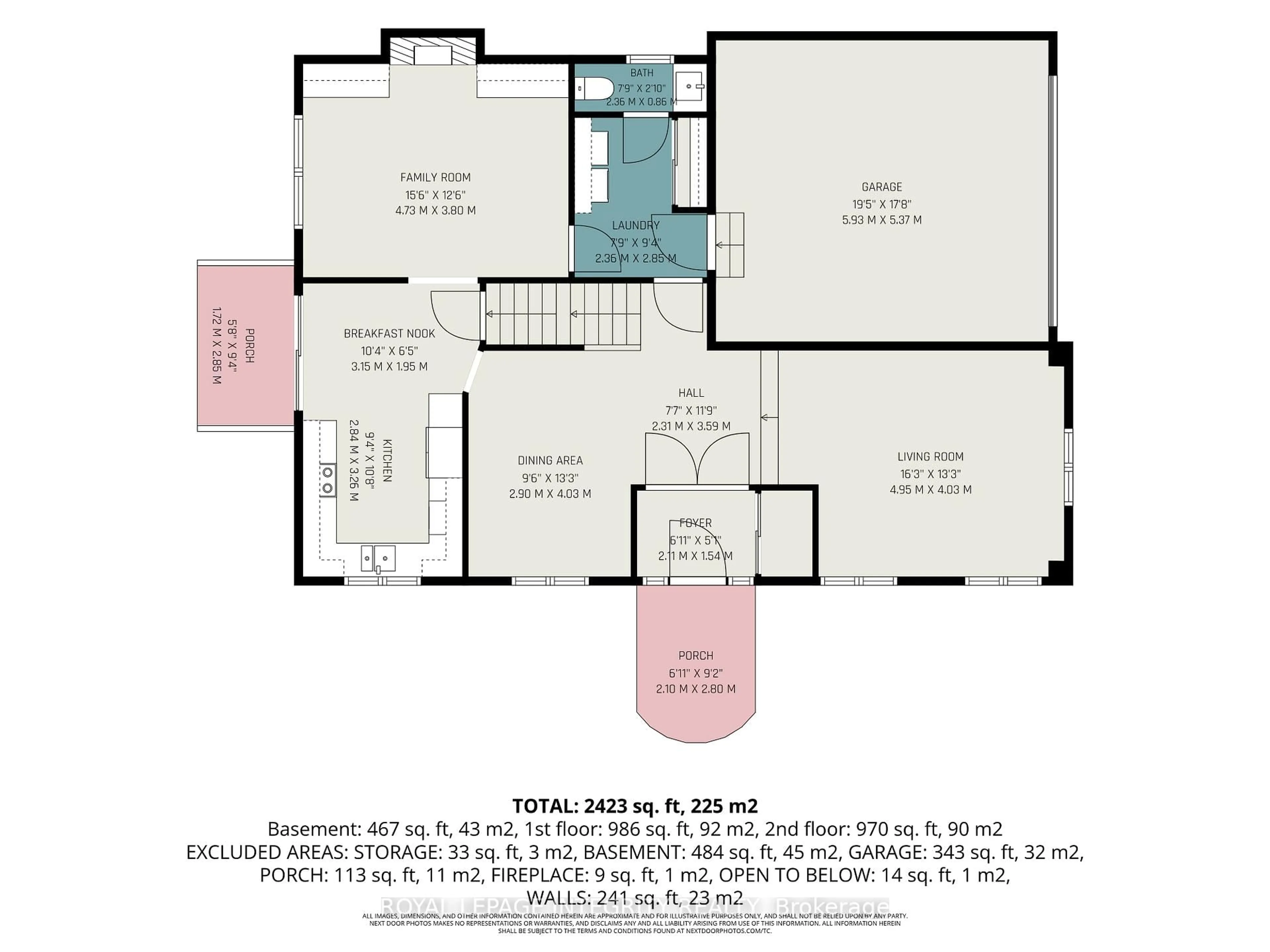 Floor plan for 1642 Champneuf Dr, Orleans Ontario K1C 4W1