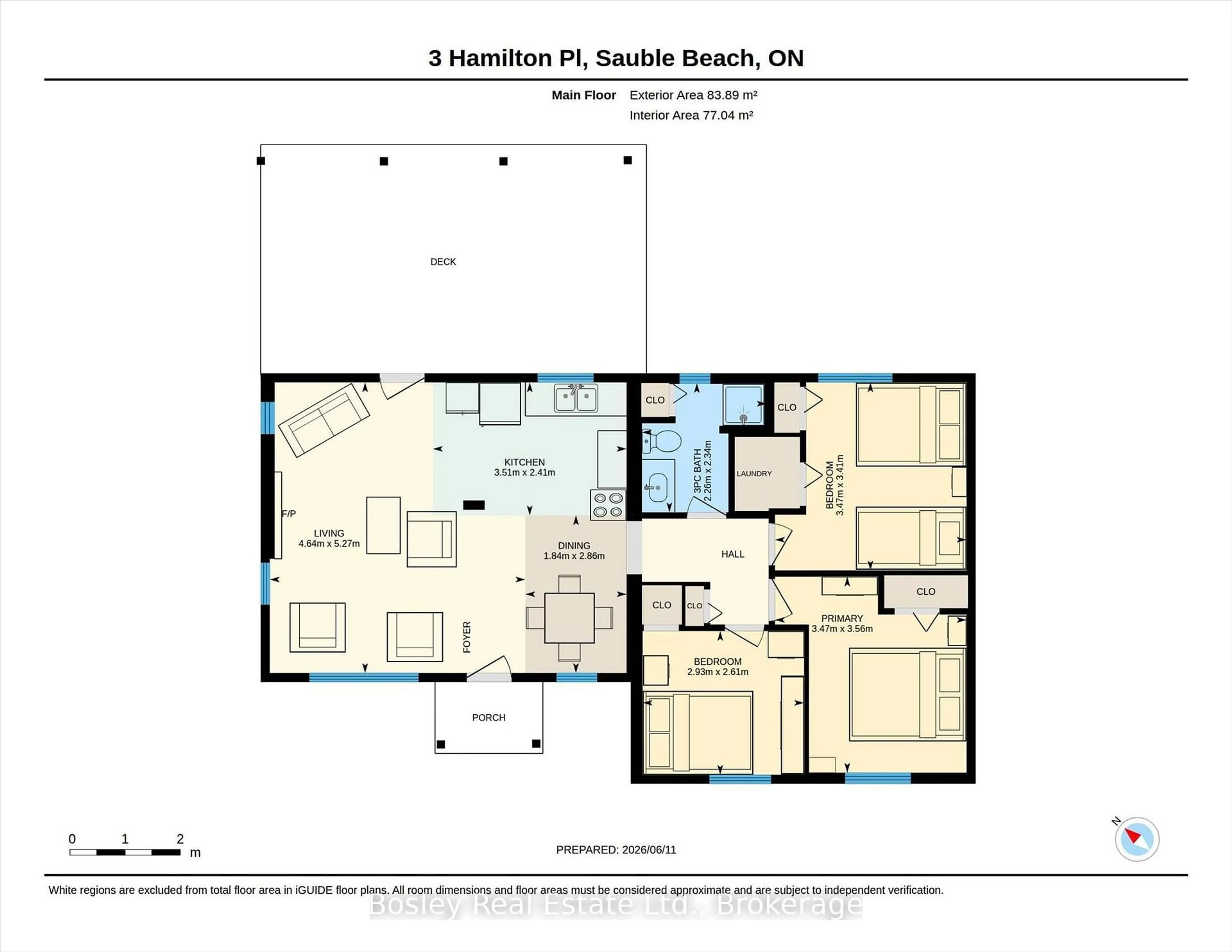 Floor plan for 3 Hamilton Pl, South Bruce Peninsula Ontario N0H 2G0